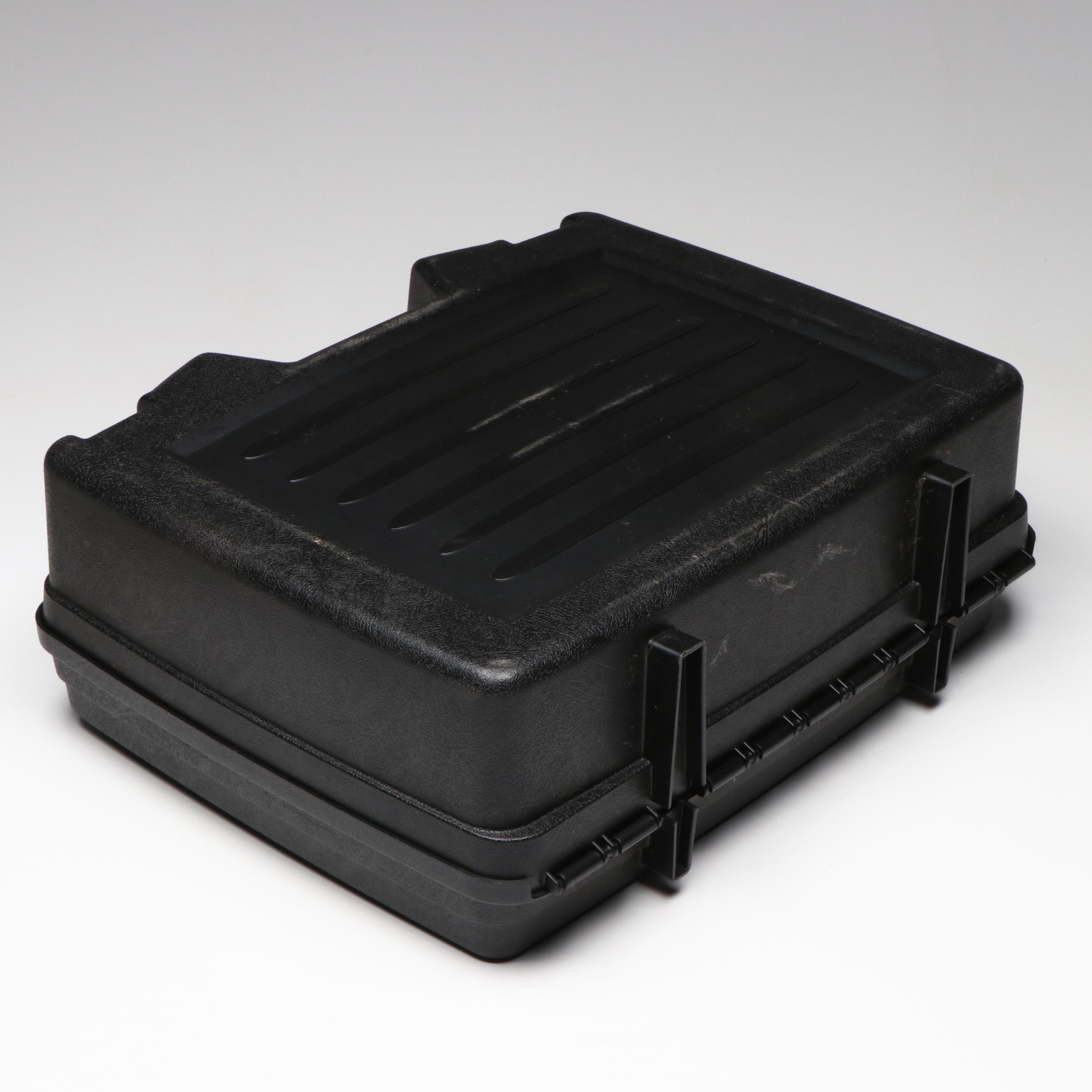 Glass and Vaseline Glass Flower Frogs with Marble Stands and Jeweler's Loupes