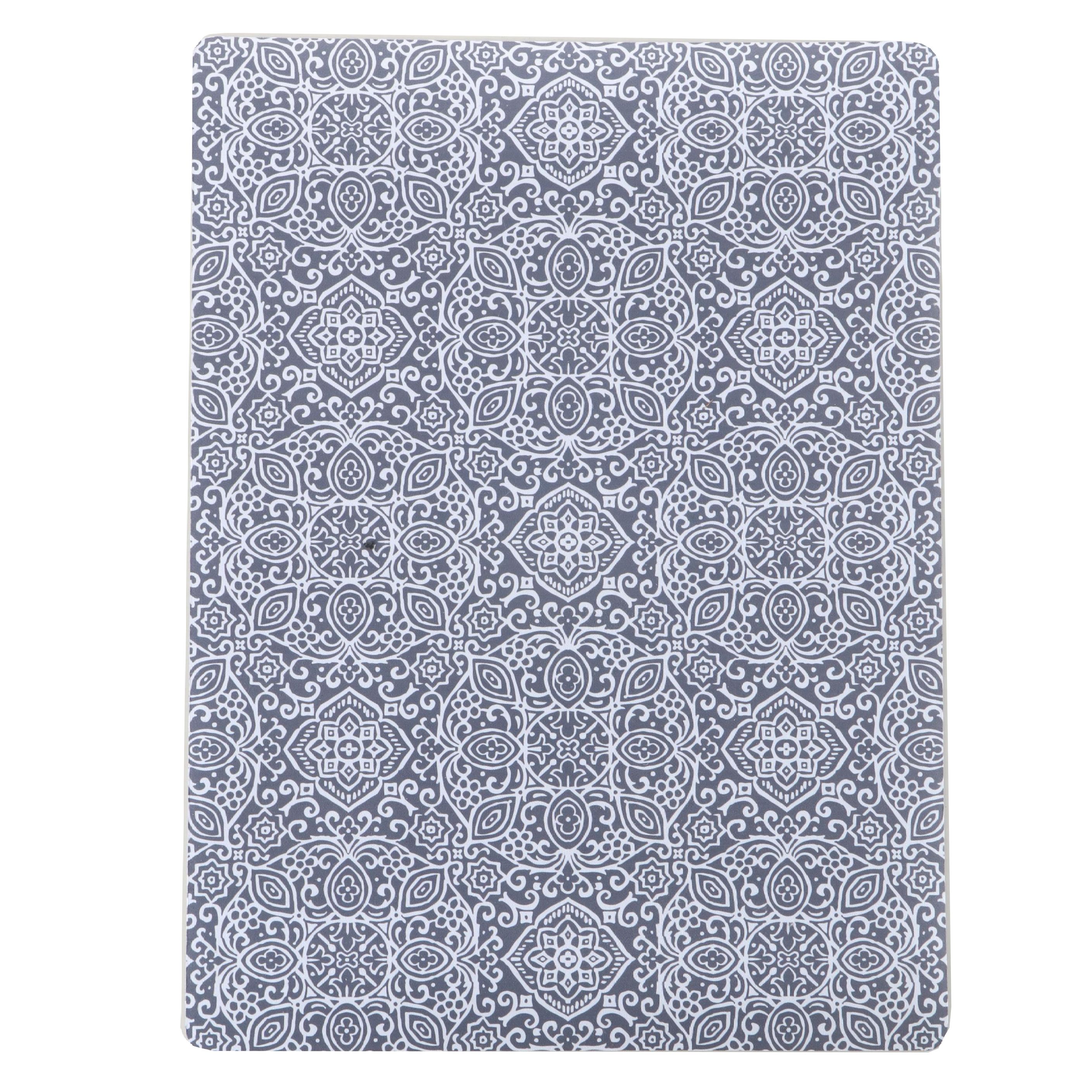 Hammacher Schlemmer Gray Polyester Commercial Grade Desk Chair Mat