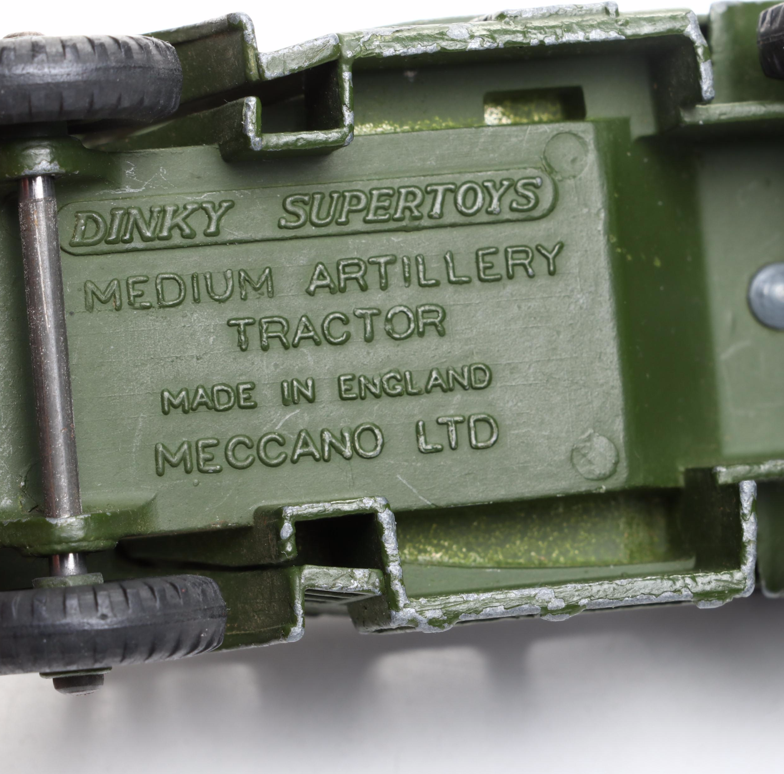 Dinky Toys "Medium Tractor Trailer," "Jeep" and More Army Trucks