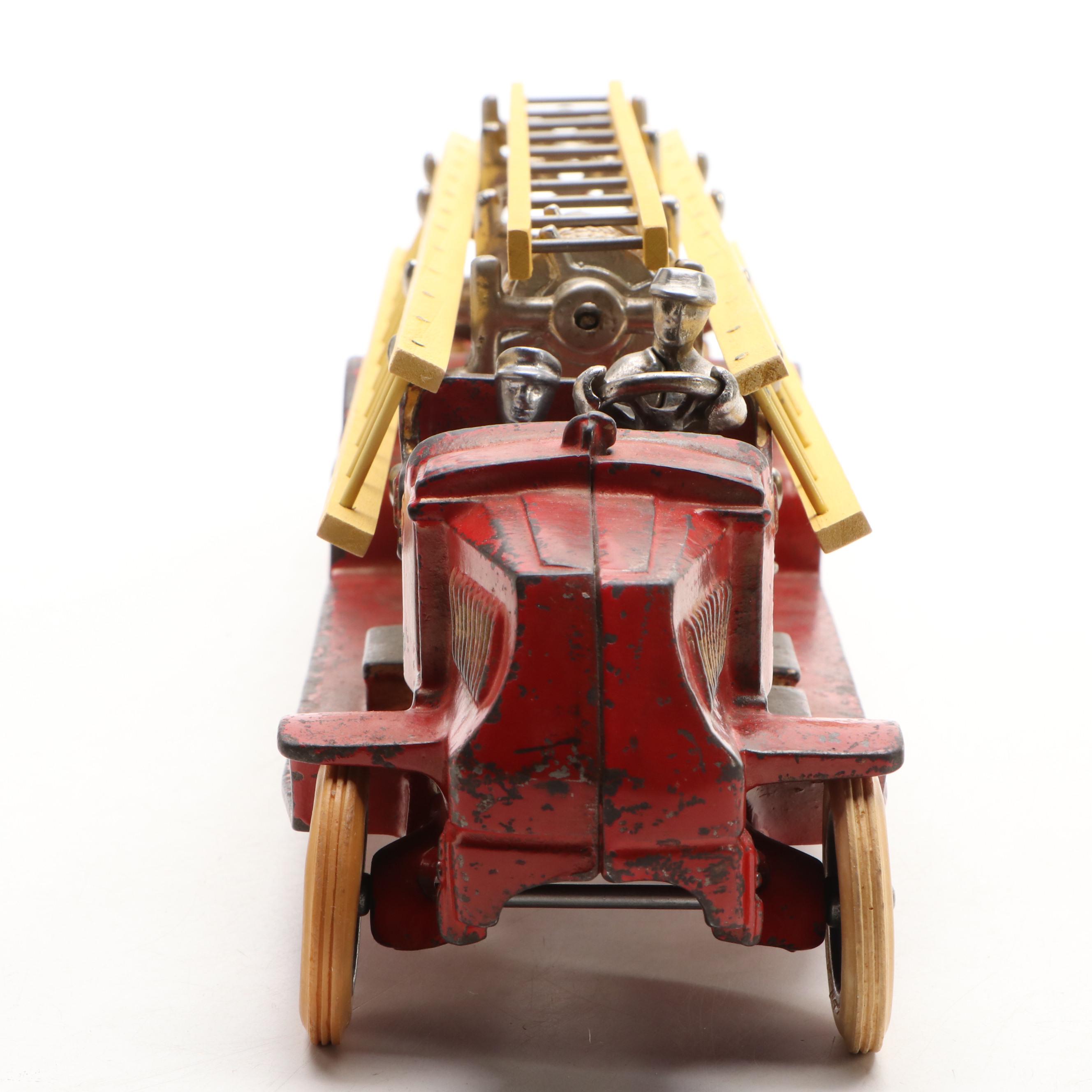 Arcade Cast Iron "Mack" Fire Truck, Early to Mid-20th Century
