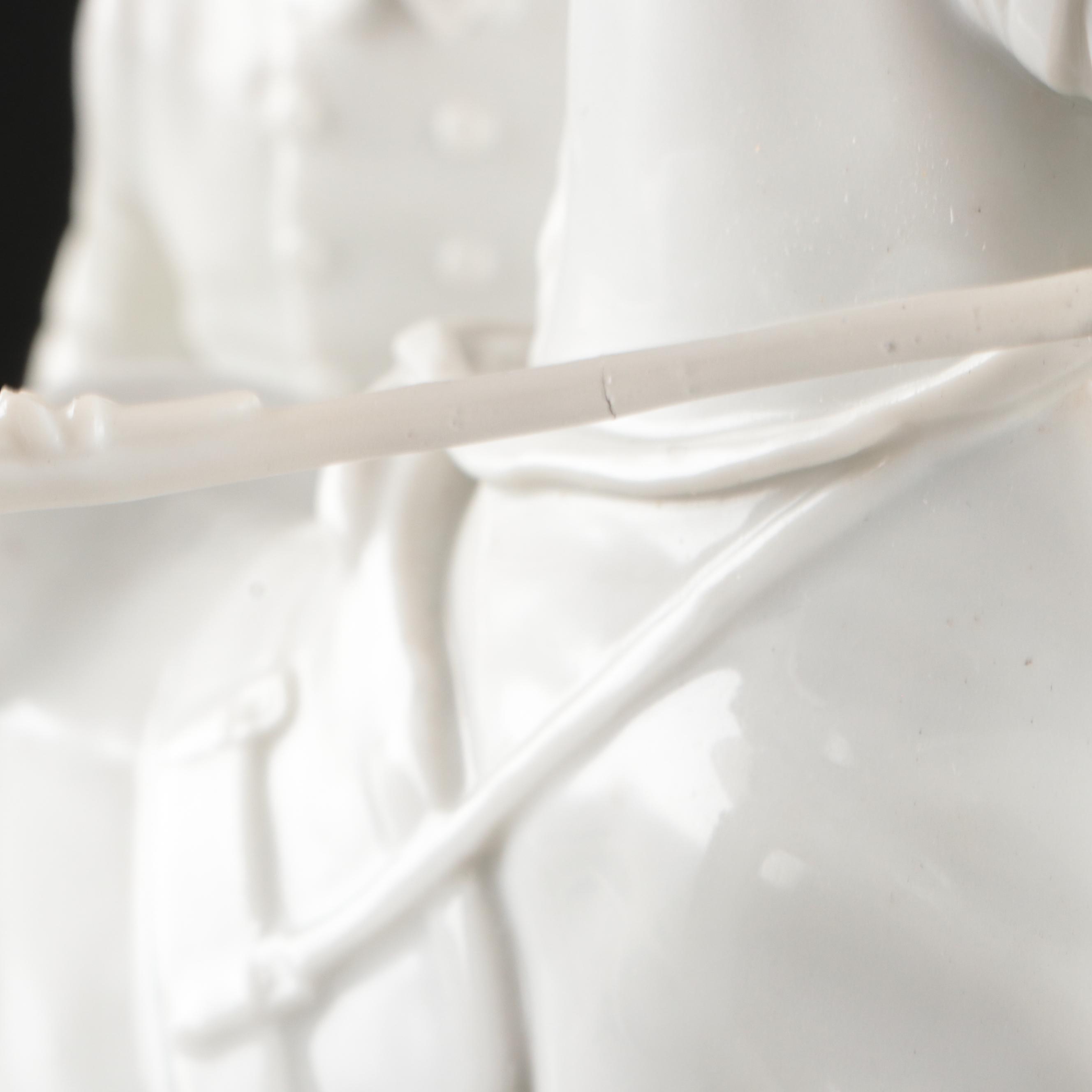 Augarten Wien Porcelain Lipizzaner Stallion and Trainer, Early to Mid-20th C.