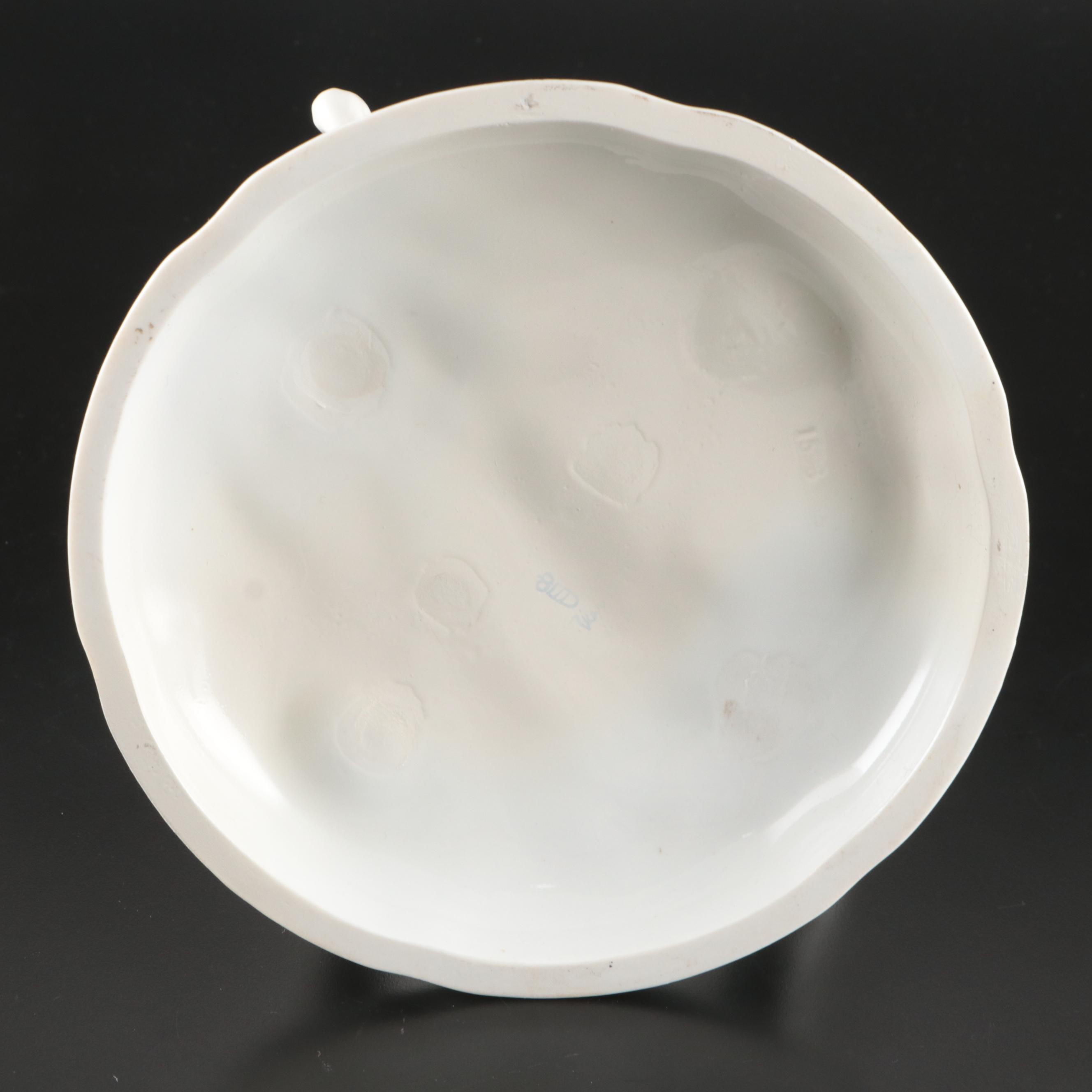 Augarten Wien Porcelain Lipizzaner Stallion and Trainer, Early to Mid-20th C.