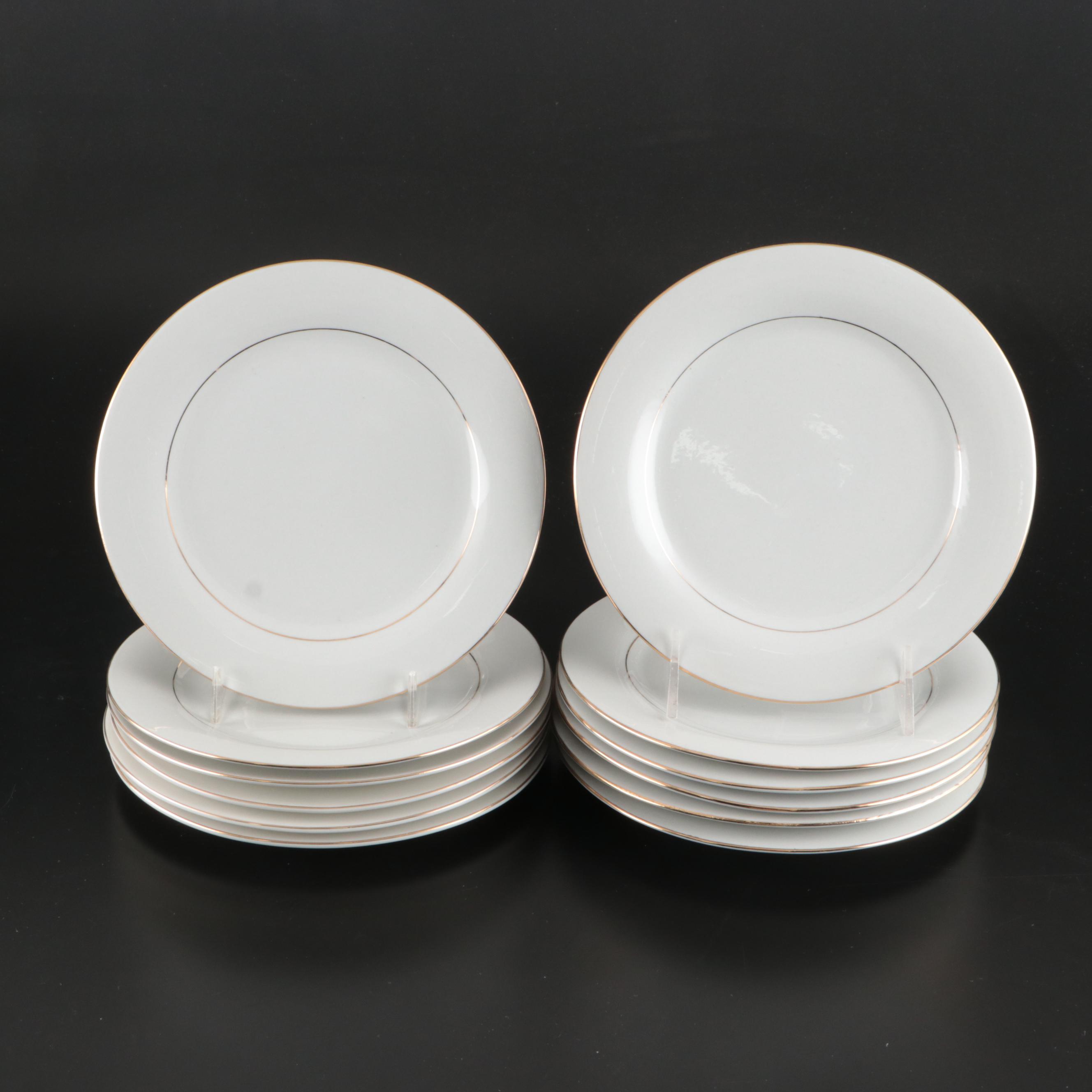 Sakura "Classic Gold" Porcelain Dinnerware, 1990s