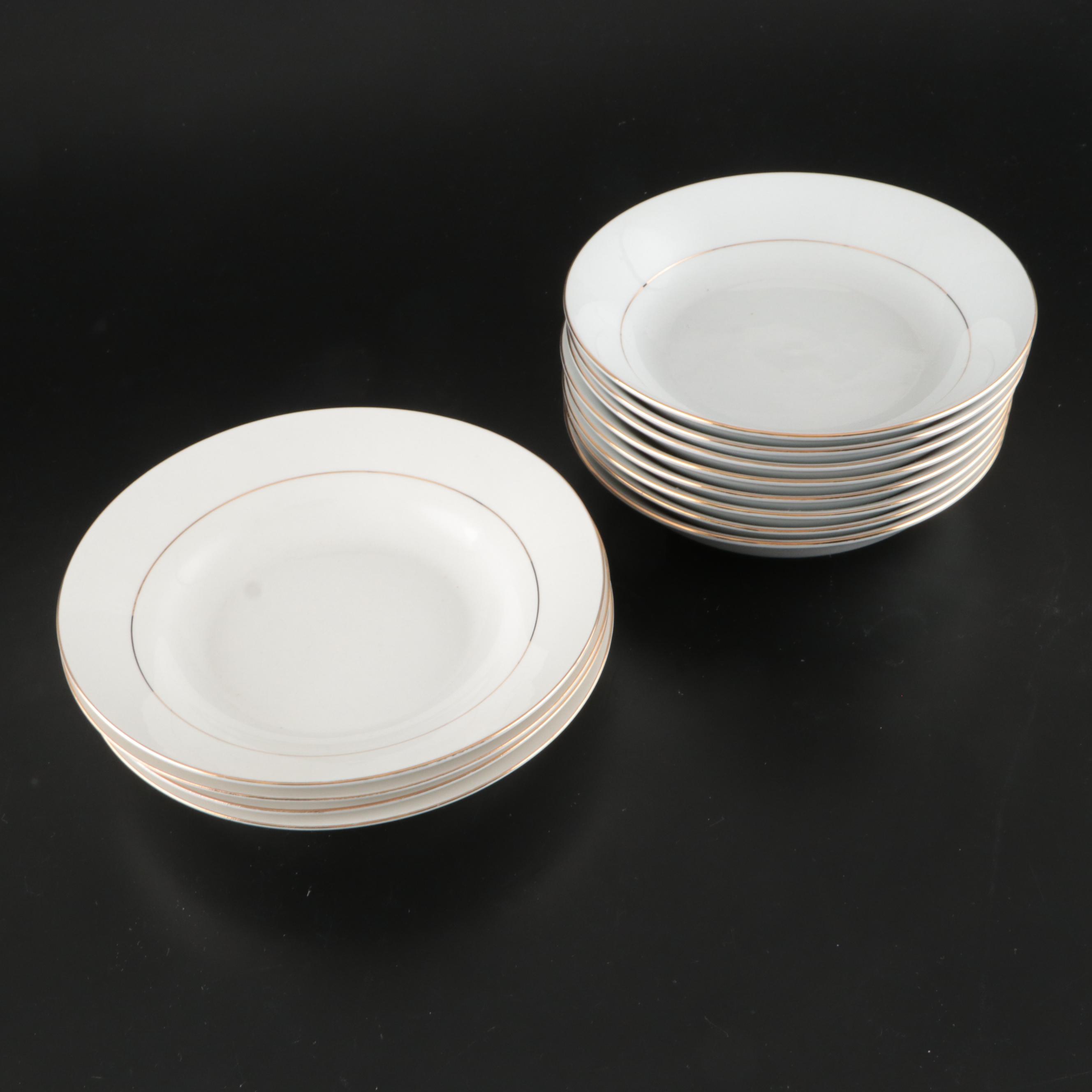 Sakura "Classic Gold" Porcelain Dinnerware, 1990s