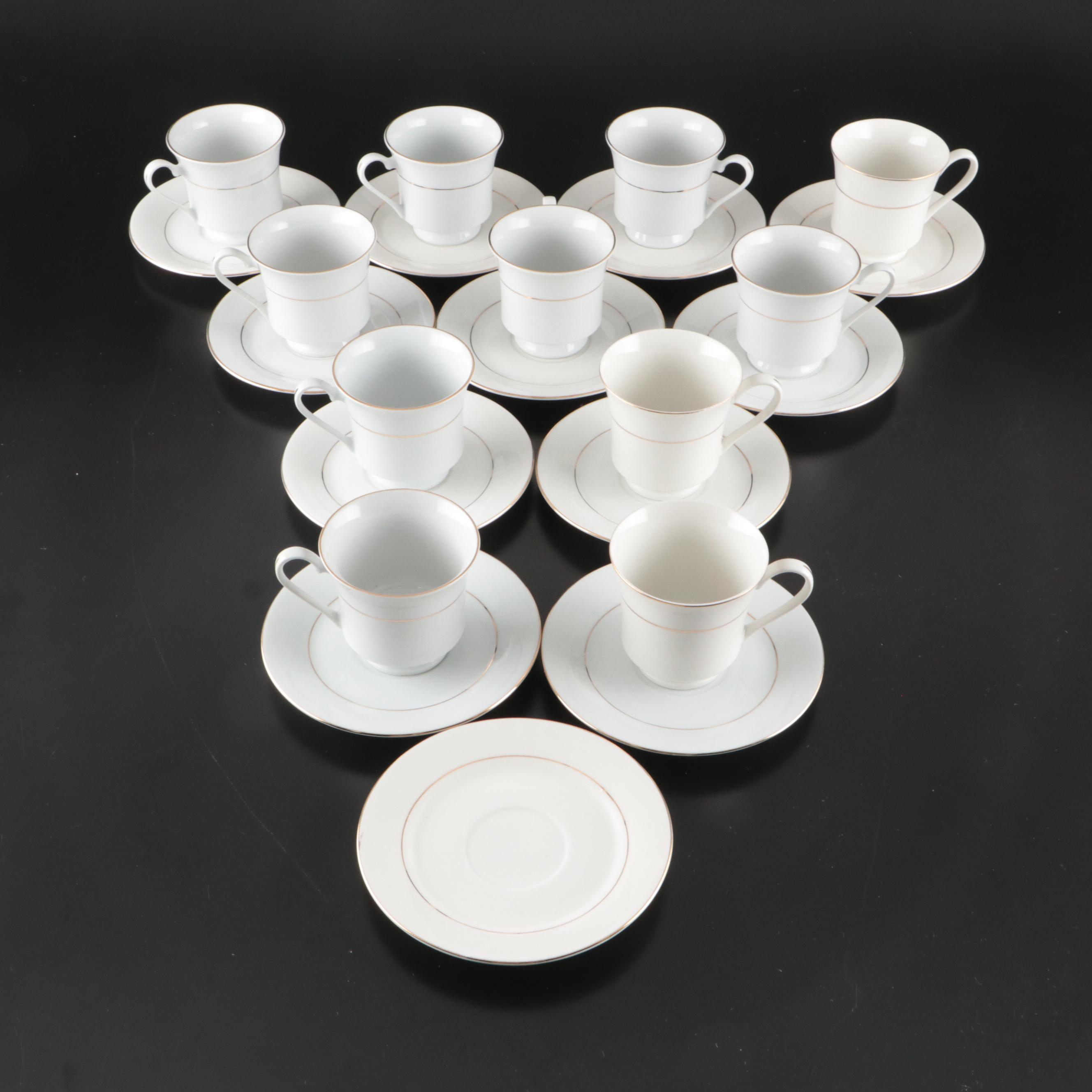 Sakura "Classic Gold" Porcelain Dinnerware, 1990s