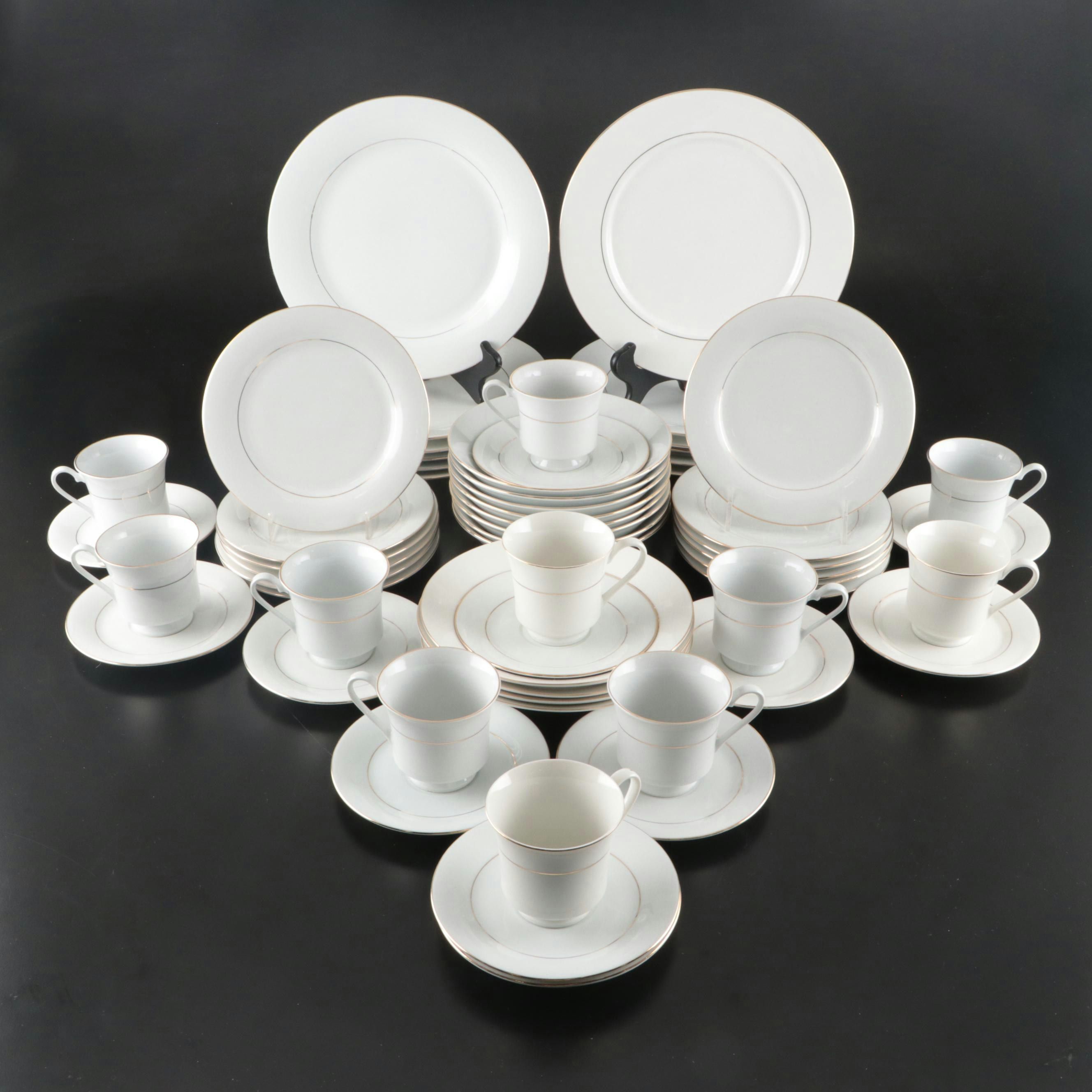 Sakura "Classic Gold" Porcelain Dinnerware, 1990s