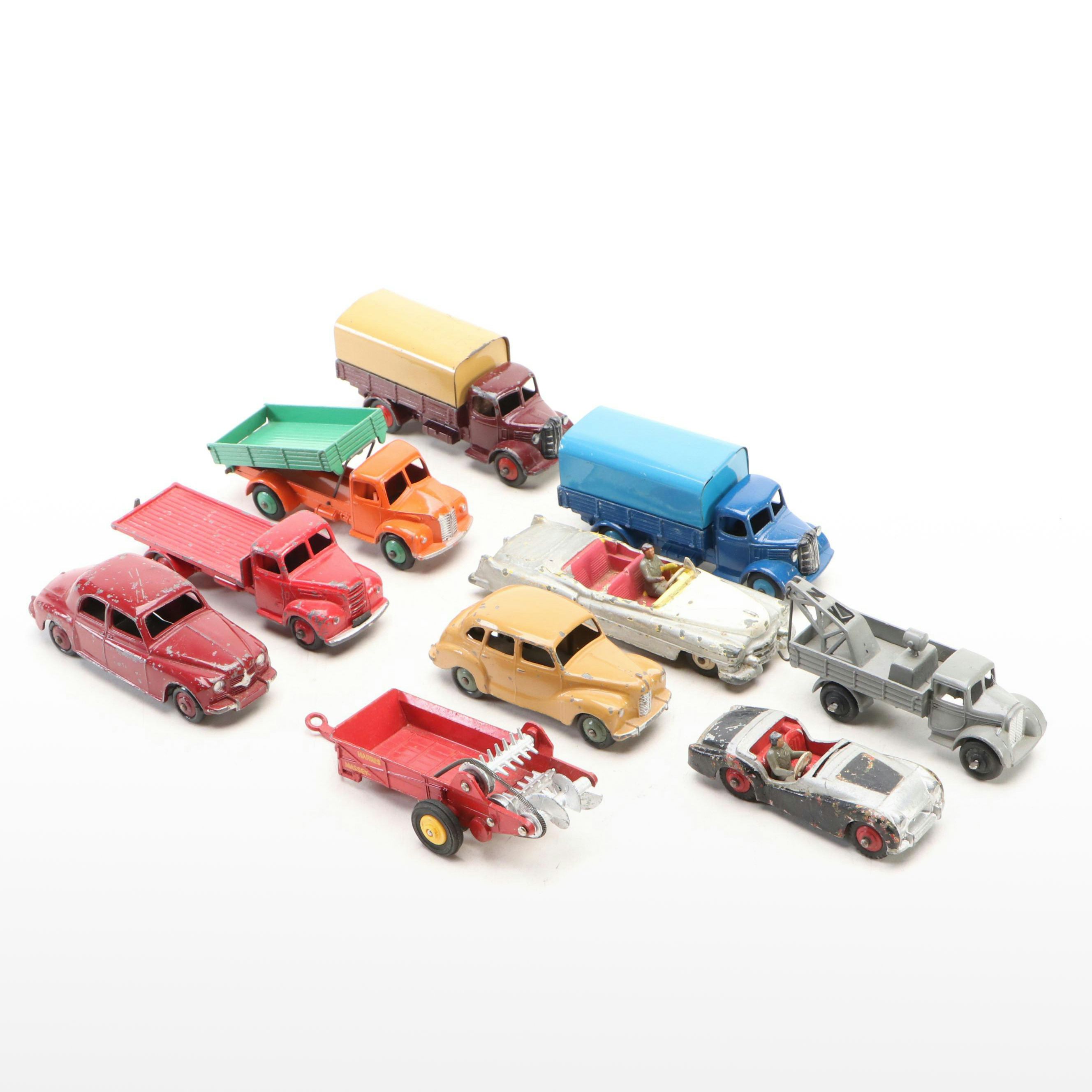 Dinky Toys "Triumph TR2," "Austin," "Dodge" and More Toy Cars