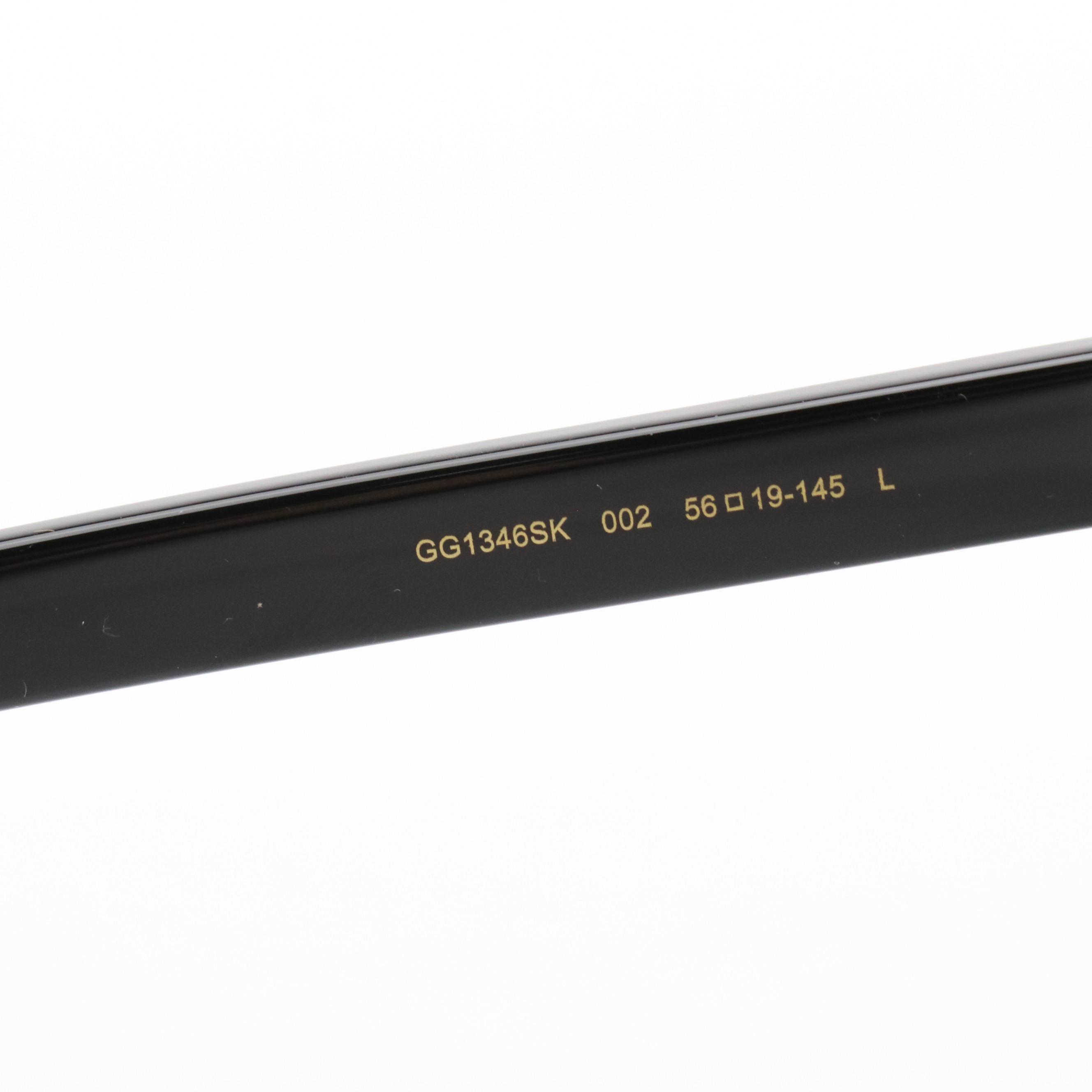 Gucci GG1346SK 002 Horn-Rimmed Sunglasses with Case