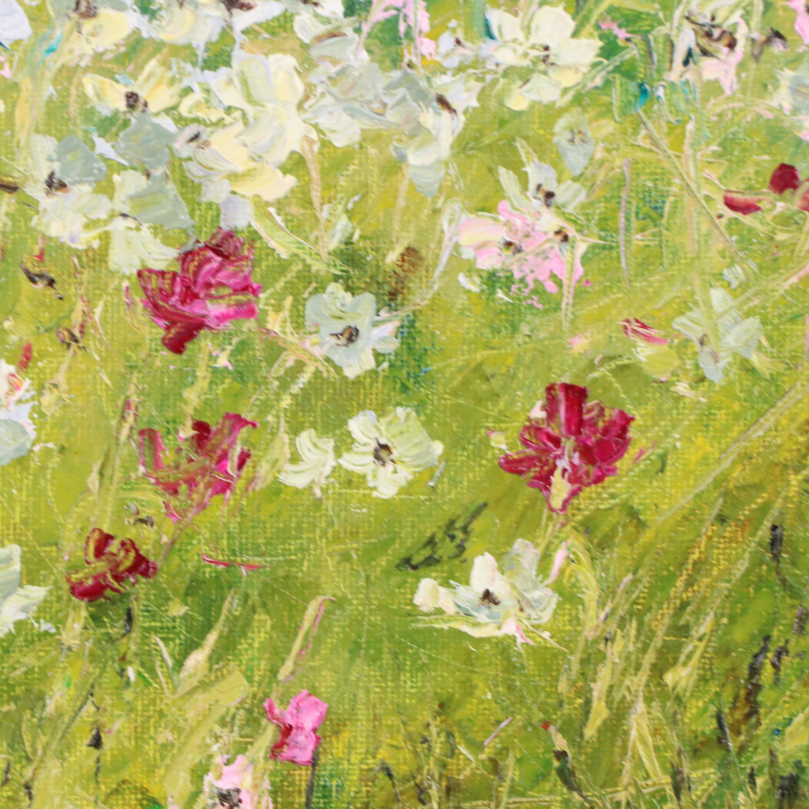 Garncarek Aleksander Floral Landscape Oil Painting, 2023