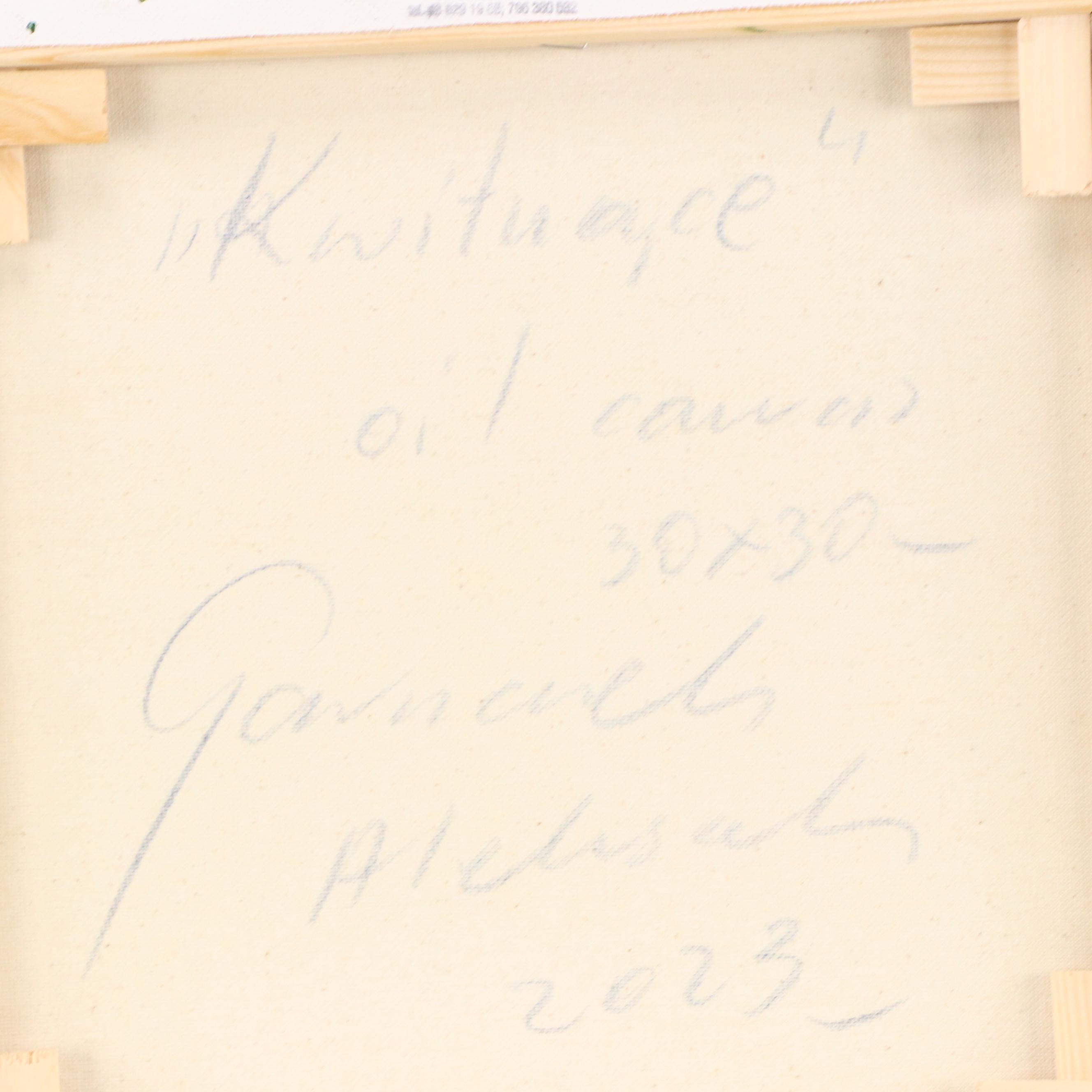 Garncarek Aleksander Floral Landscape Oil Painting, 2023