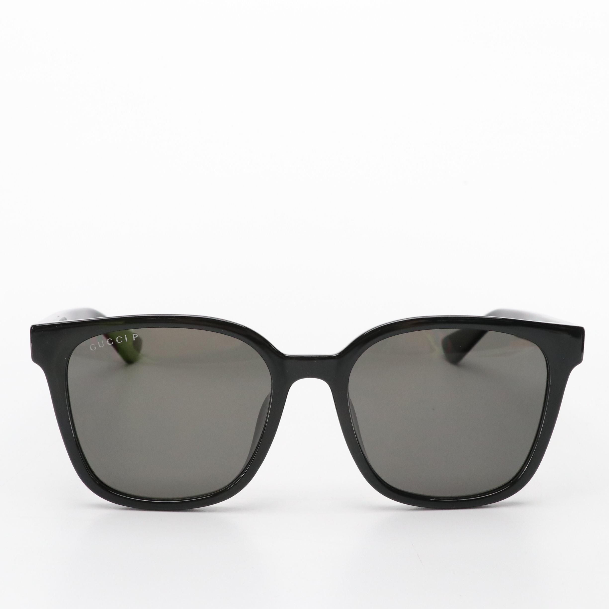 Gucci GG1346SK 002 Horn-Rimmed Sunglasses with Case