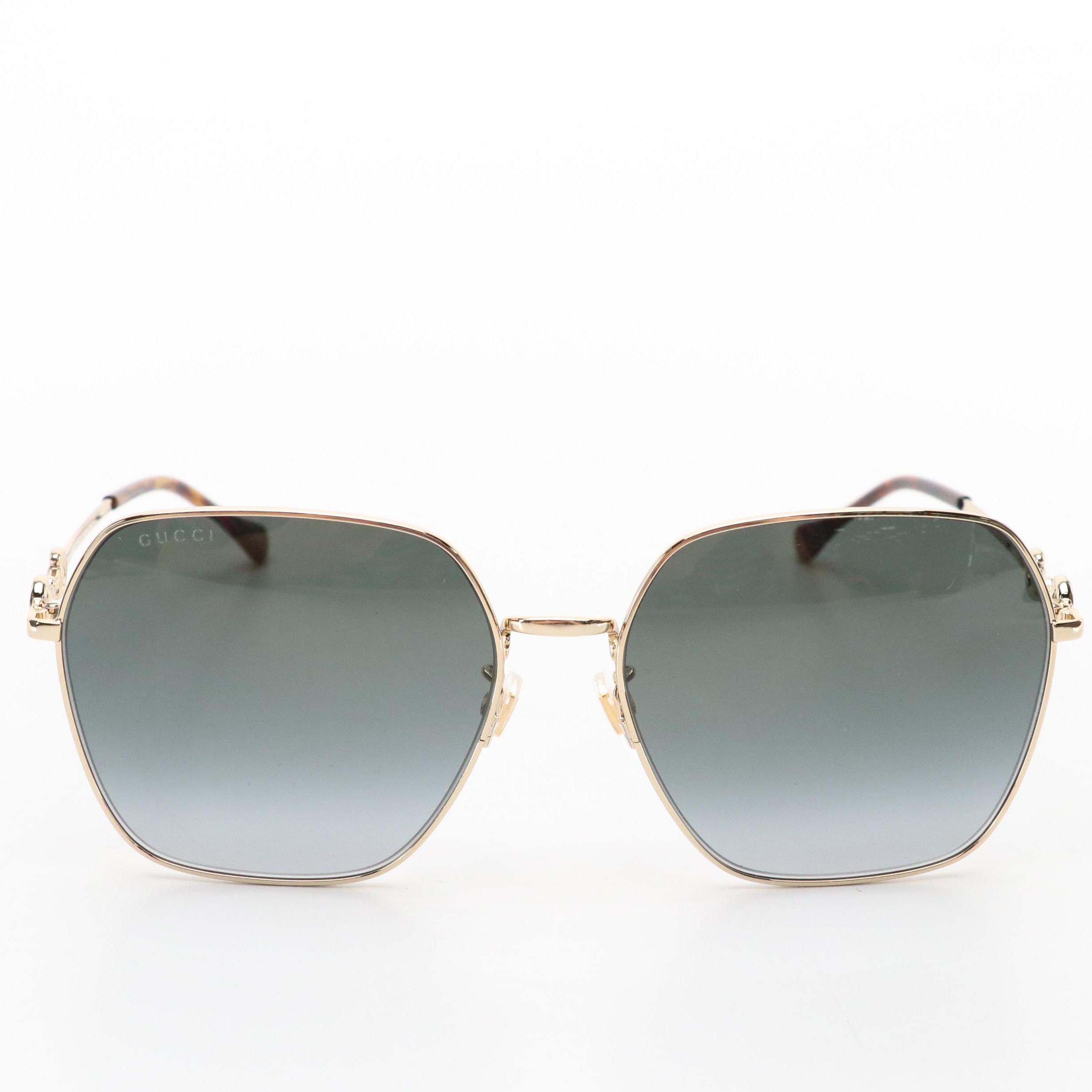 Gucci GG0882SA Oversized Horsebit Sunglasses with Case