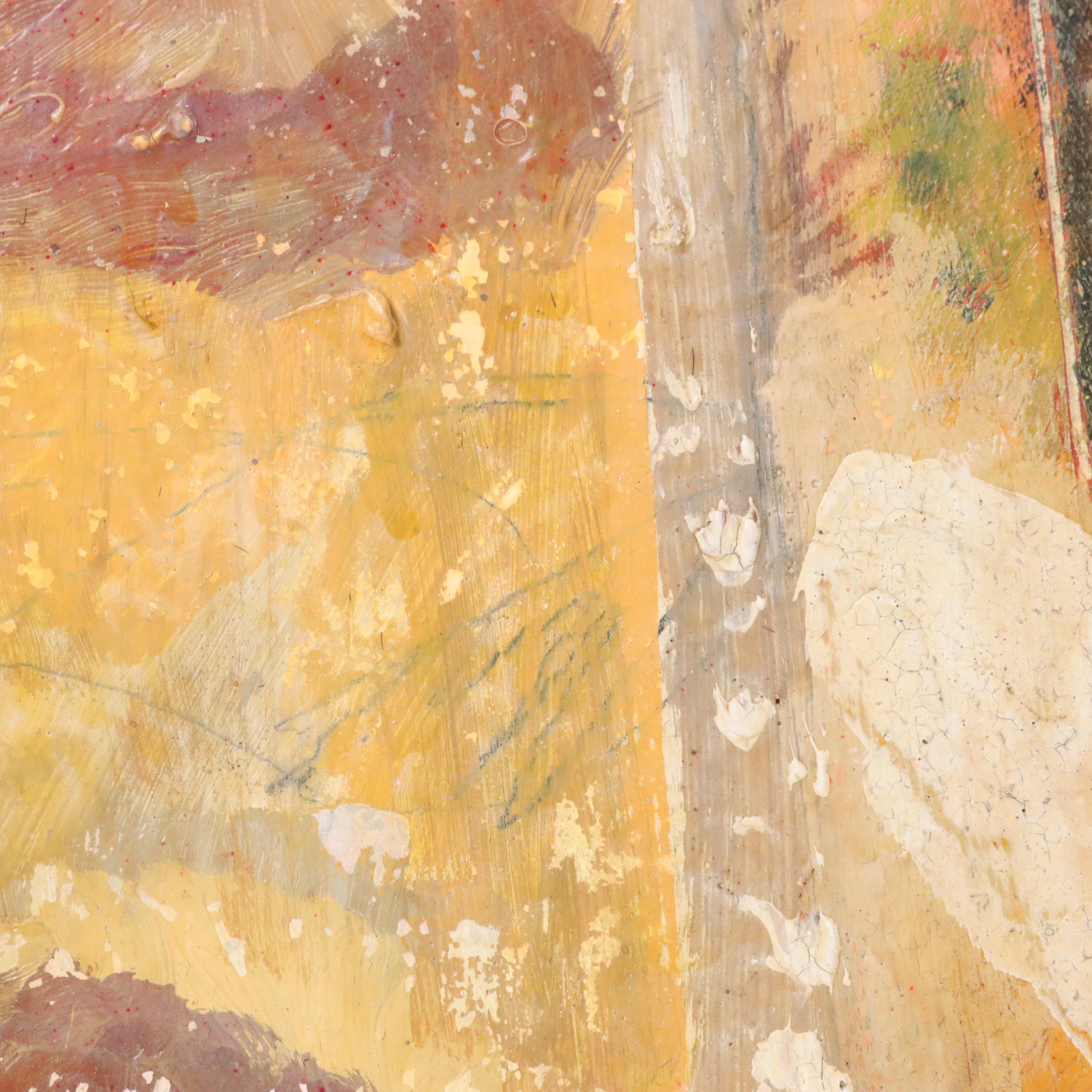 Ray Laubenthal Modernist Oil Painting of Commercial Products, Mid-20th Century