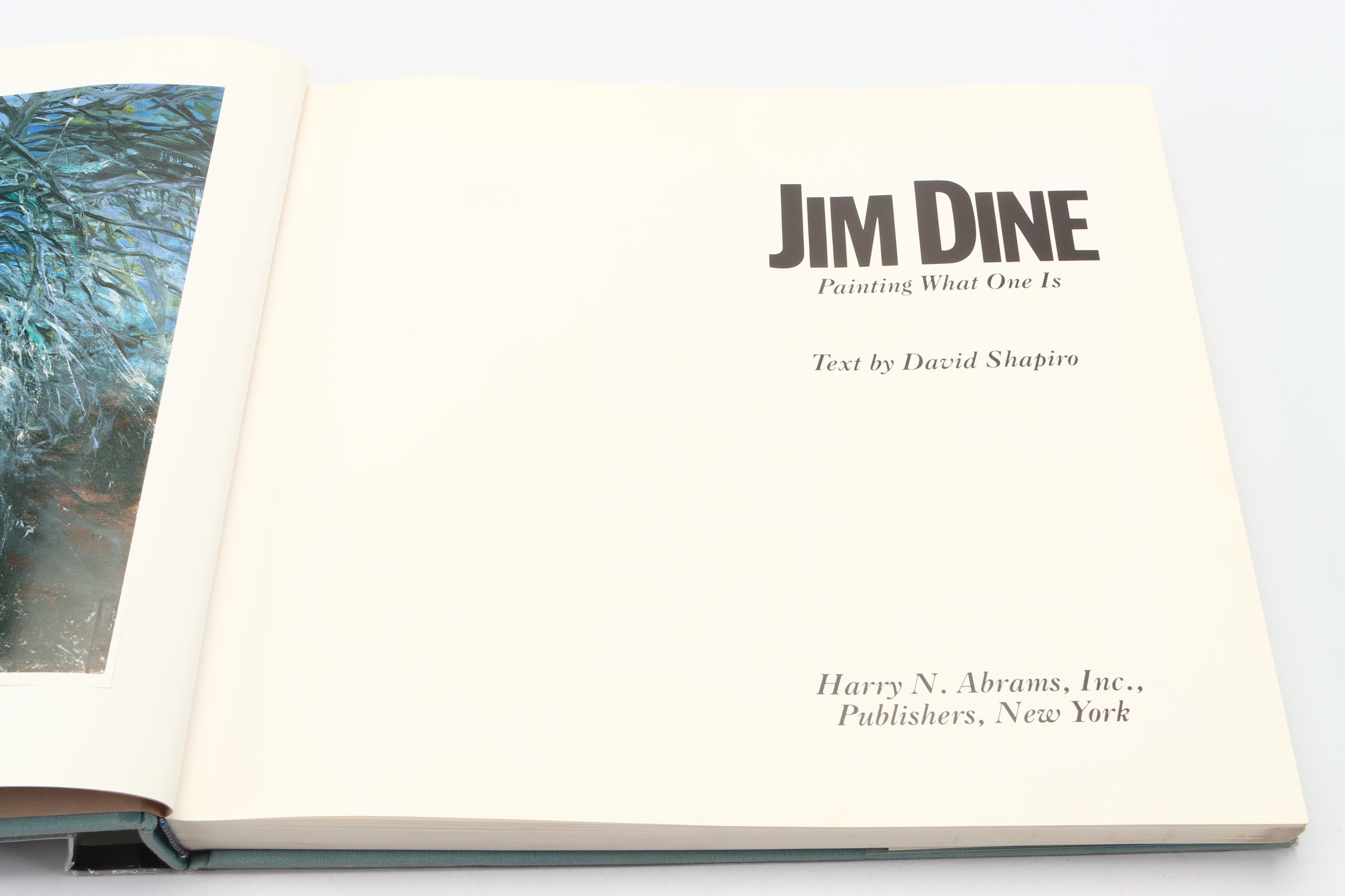 Artist Signed First Edition "Jim Dine: Five Themes" by Graham Beal and More