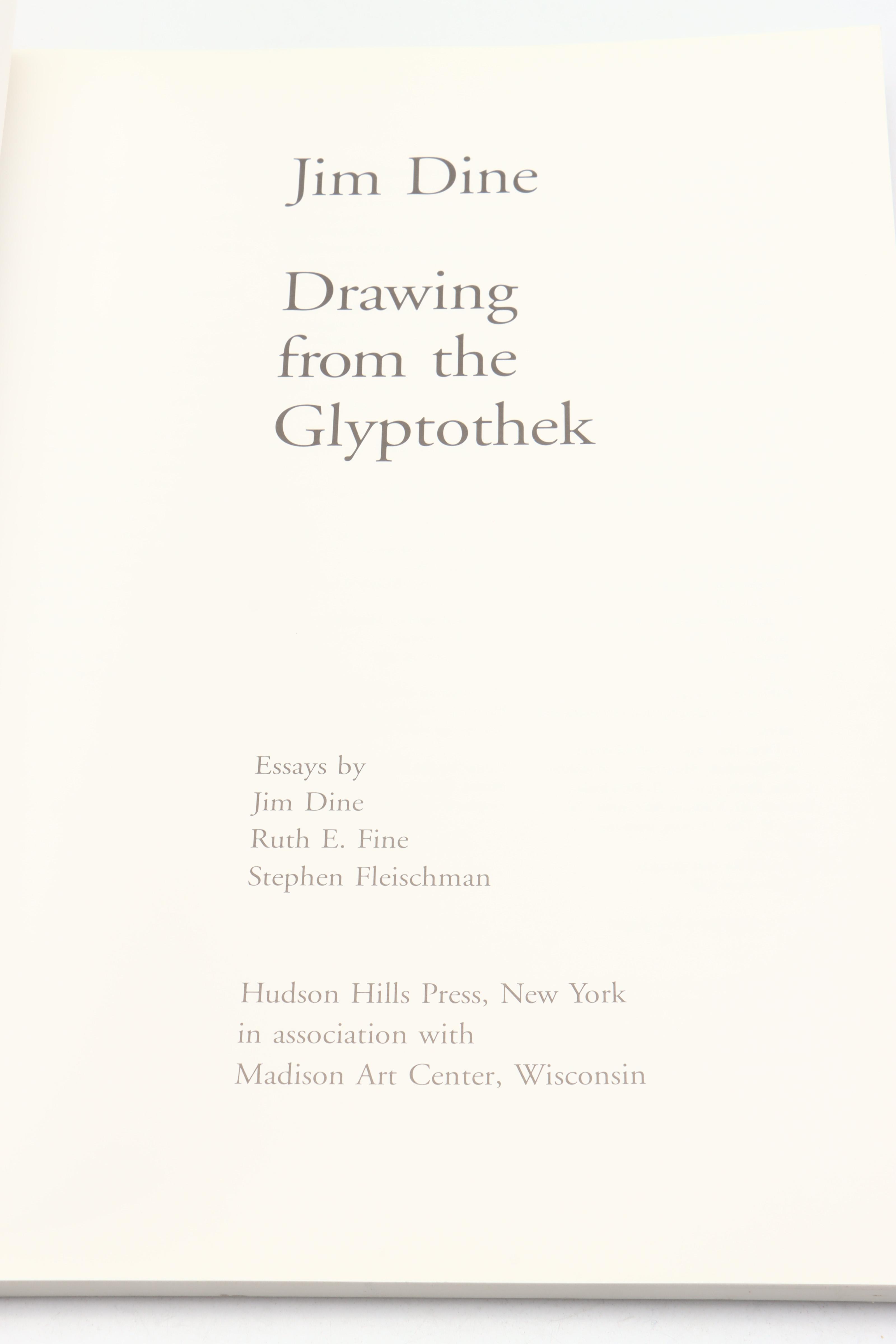 Artist Signed First Edition "Jim Dine: Five Themes" by Graham Beal and More