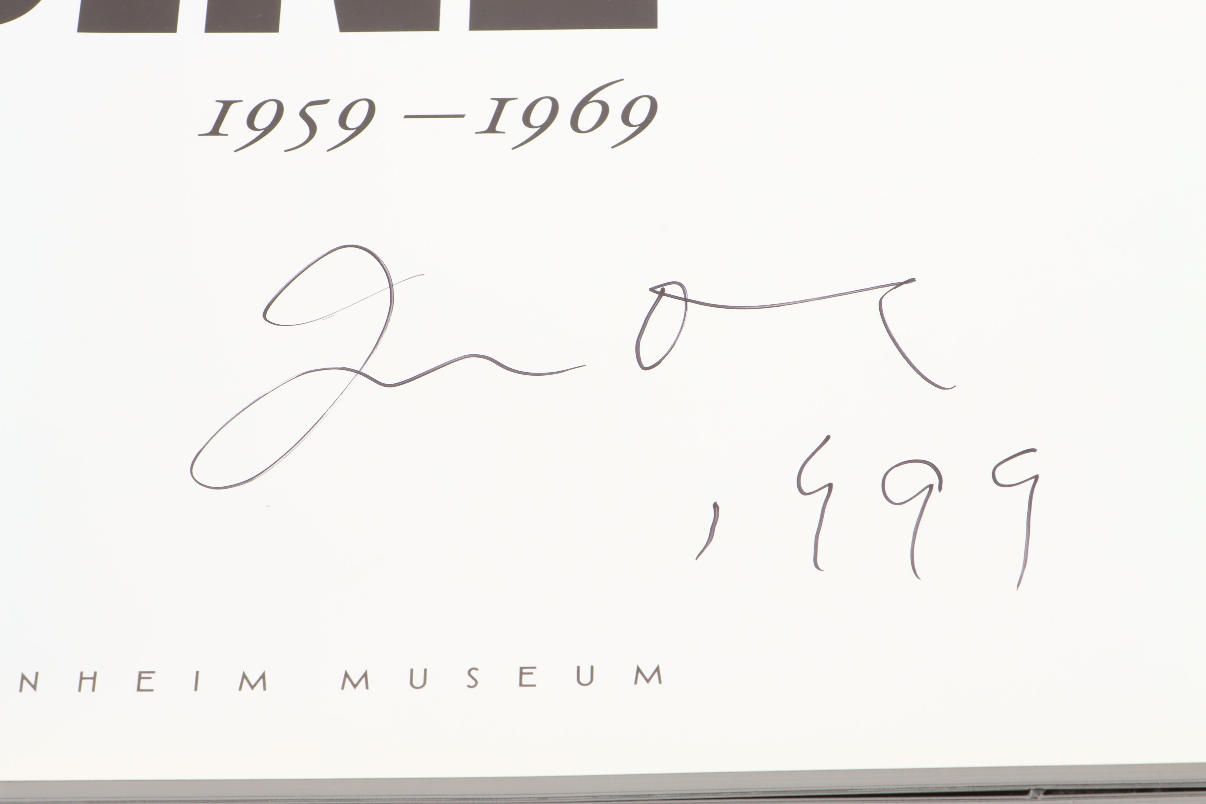 Artist Signed First Edition "Jim Dine: Five Themes" by Graham Beal and More