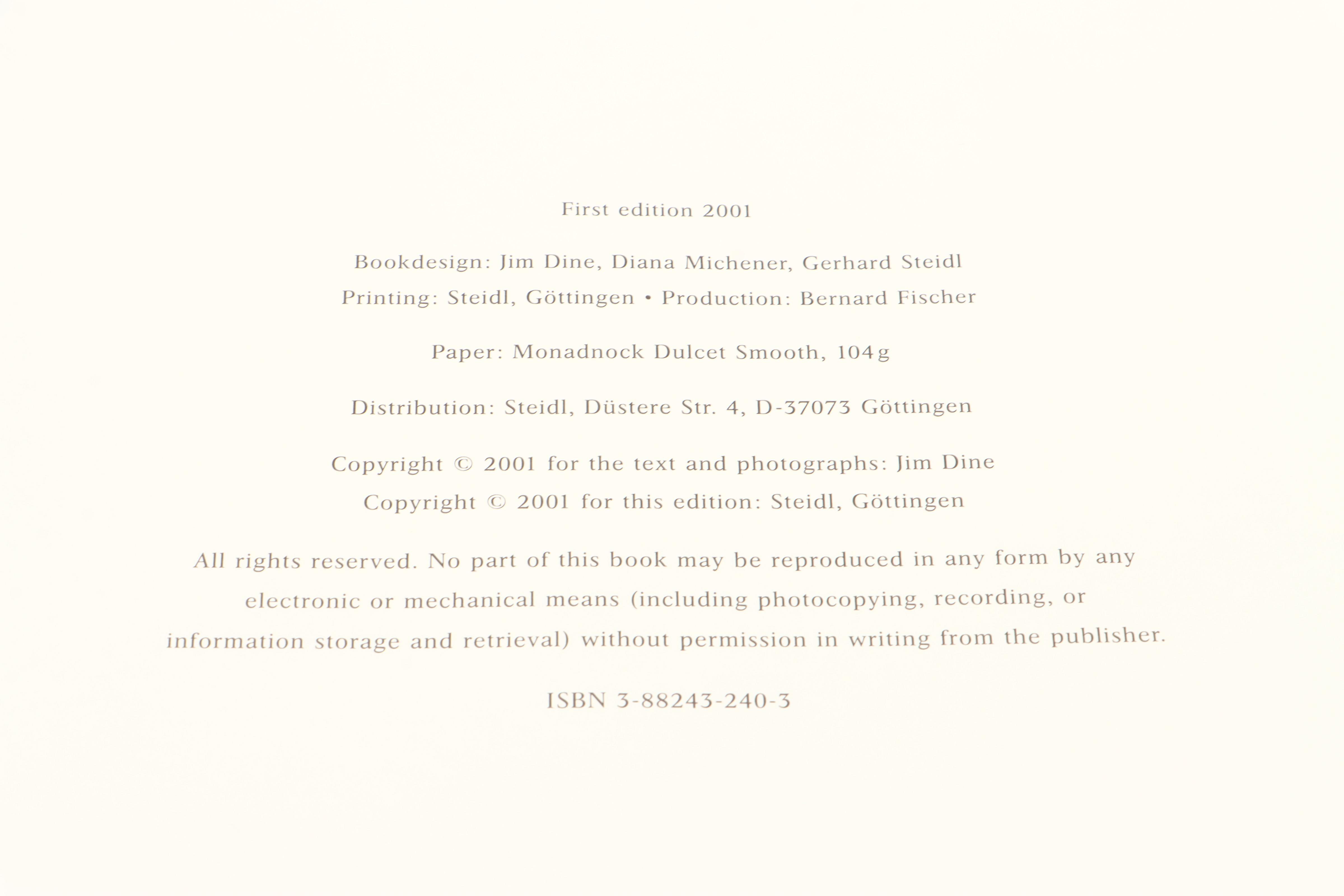 Artist Signed First Edition "Jim Dine: Five Themes" by Graham Beal and More