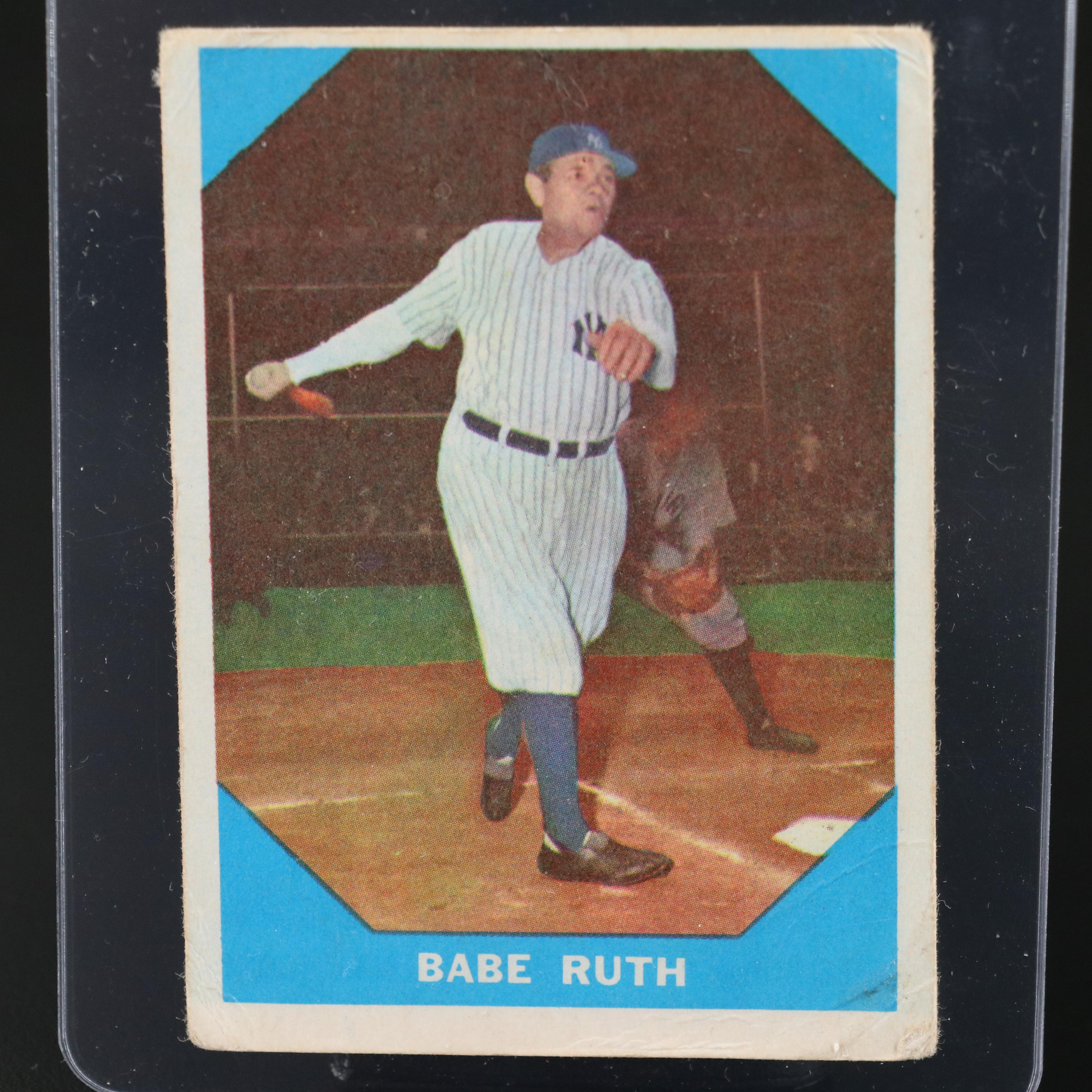 1960 Fleer Babe Ruth New York Yankees Baseball Card