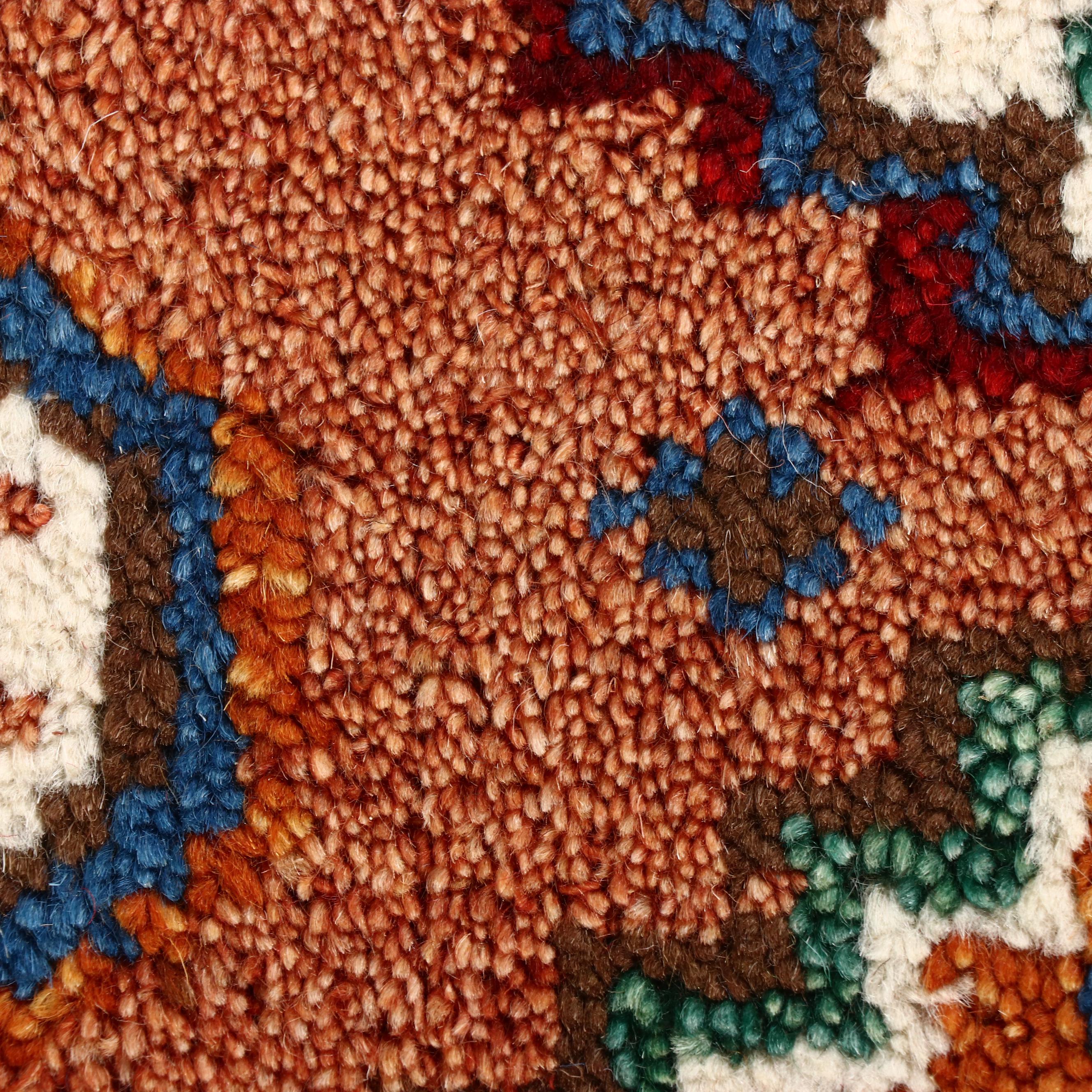 2'8 x 8'4 Hand-Knotted Afghan Kazak Carpet Runner