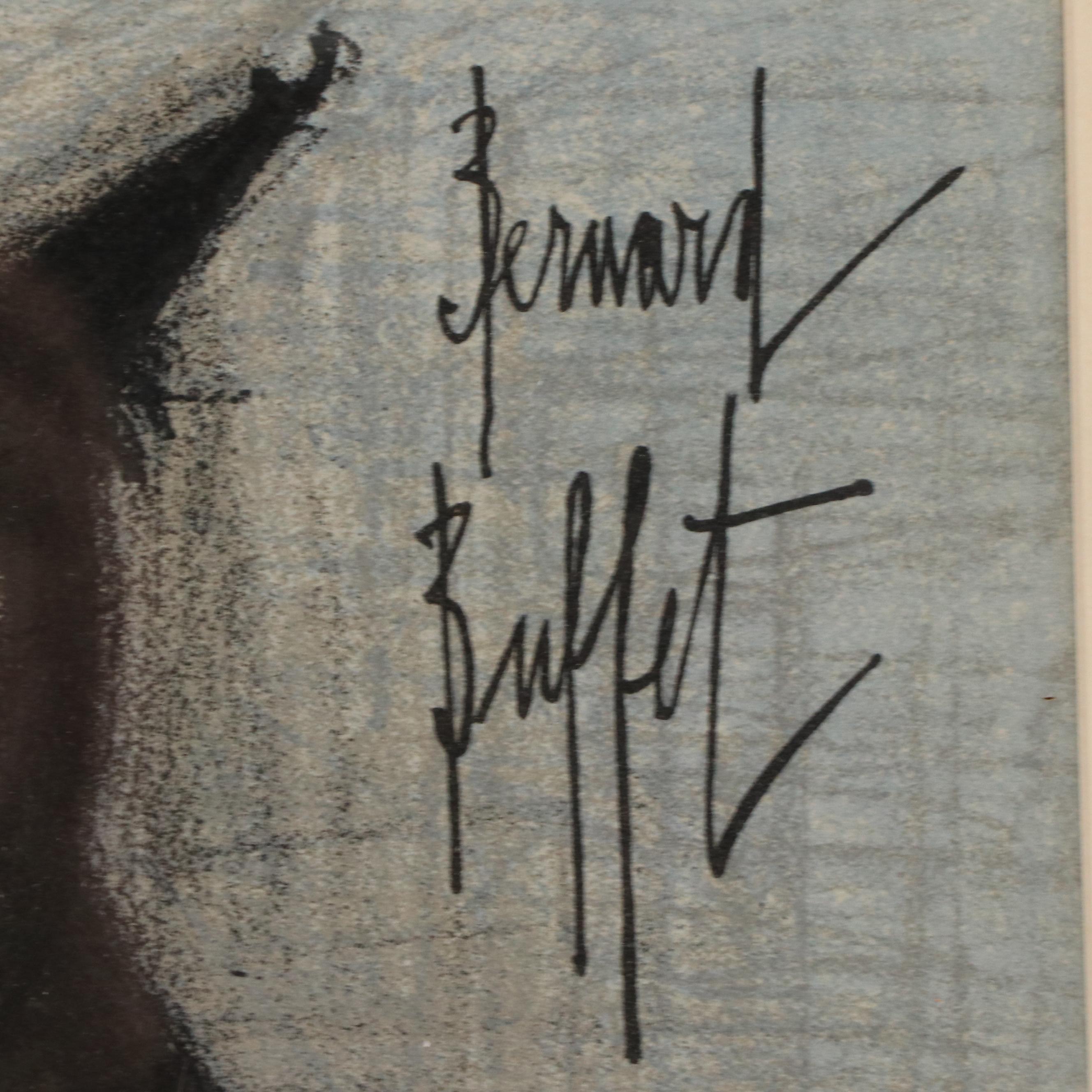 Lithograph After Bernard Buffet "Little Owl"