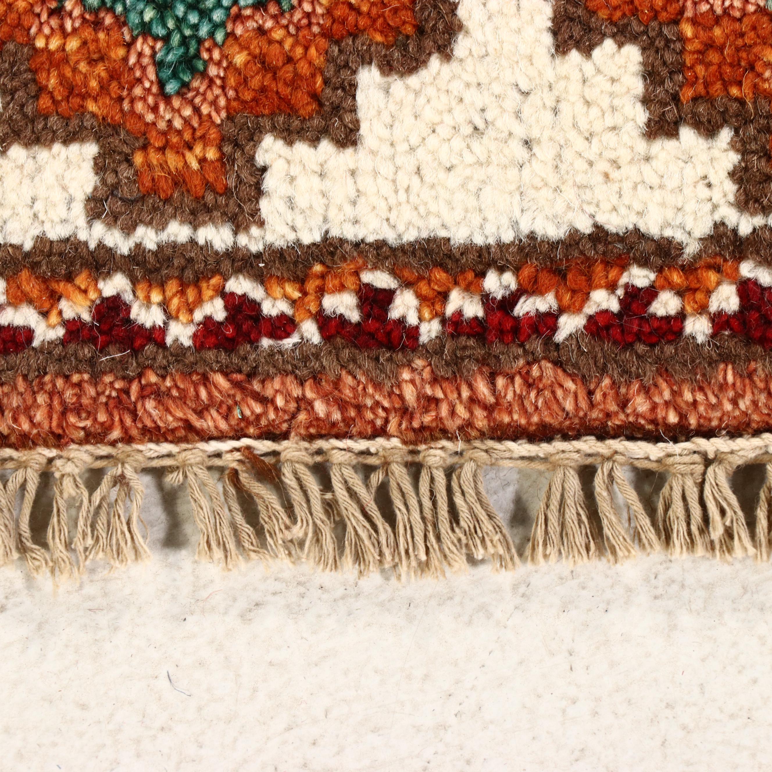 2'8 x 8'4 Hand-Knotted Afghan Kazak Carpet Runner