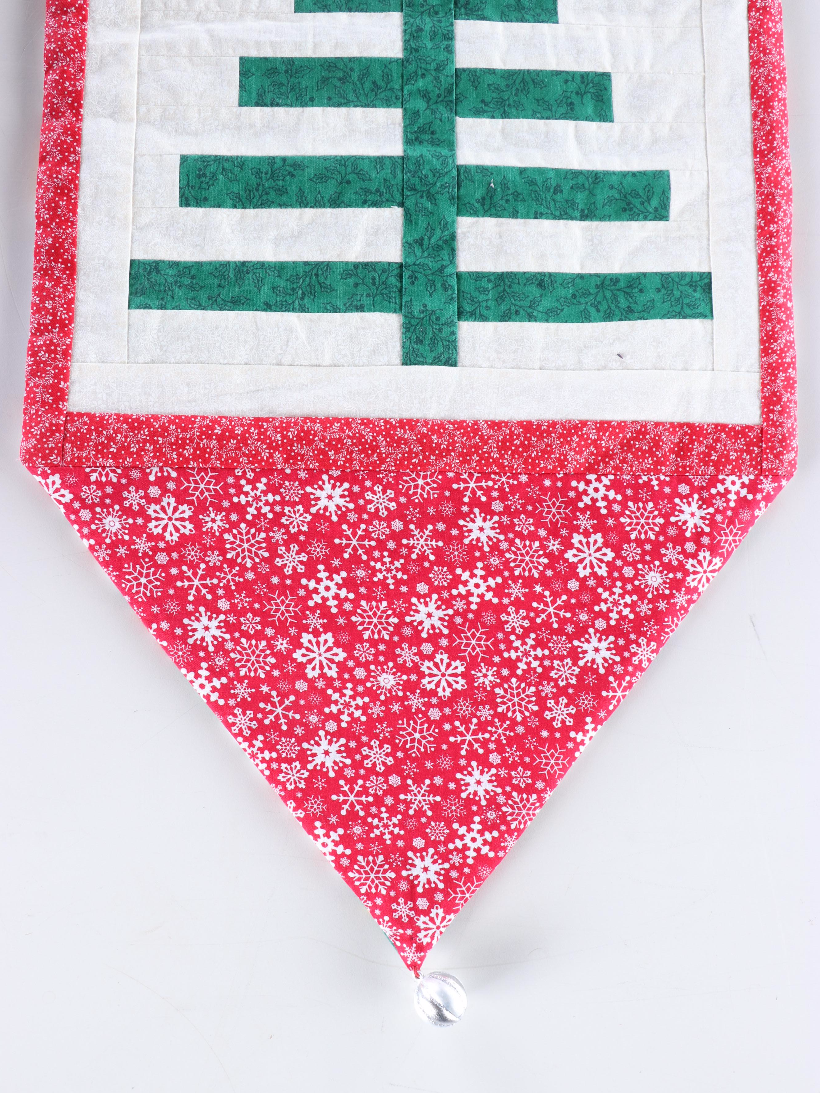 Cacilda Meier Artisan Hanging Quilt and Table Runner "Christmas Tree Quartet"