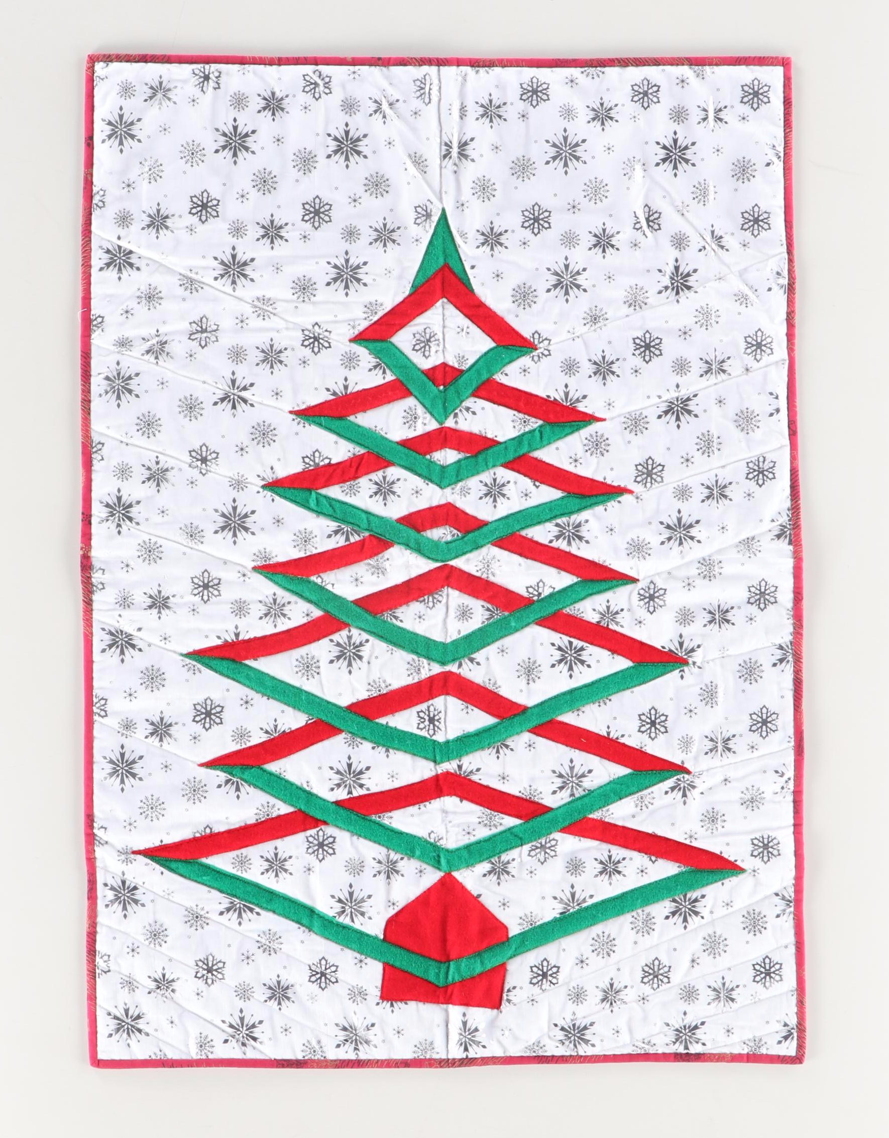 Cacilda Meier Artisan "Sparkle Christmas Tree" and Other Hanging Quilt
