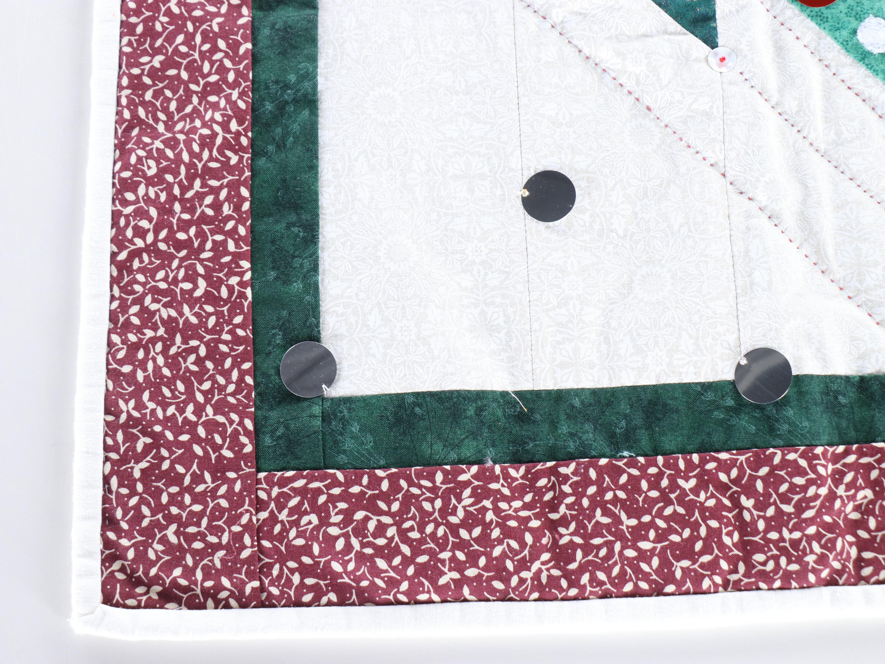 Cacilda Meier Artisan "Sparkle Christmas Tree" and Other Hanging Quilt