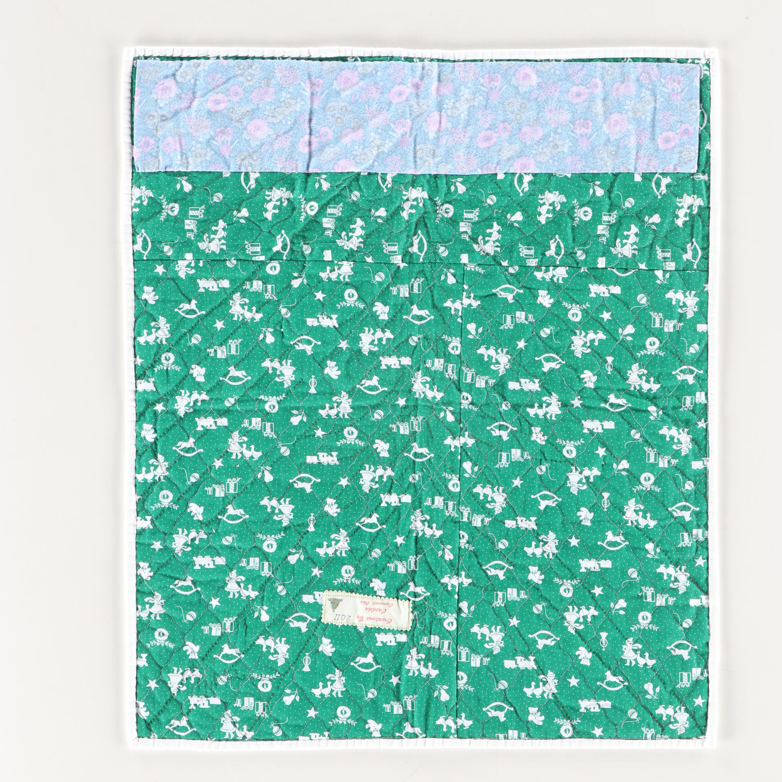 Cacilda Meier Artisan "Sparkle Christmas Tree" and Other Hanging Quilt