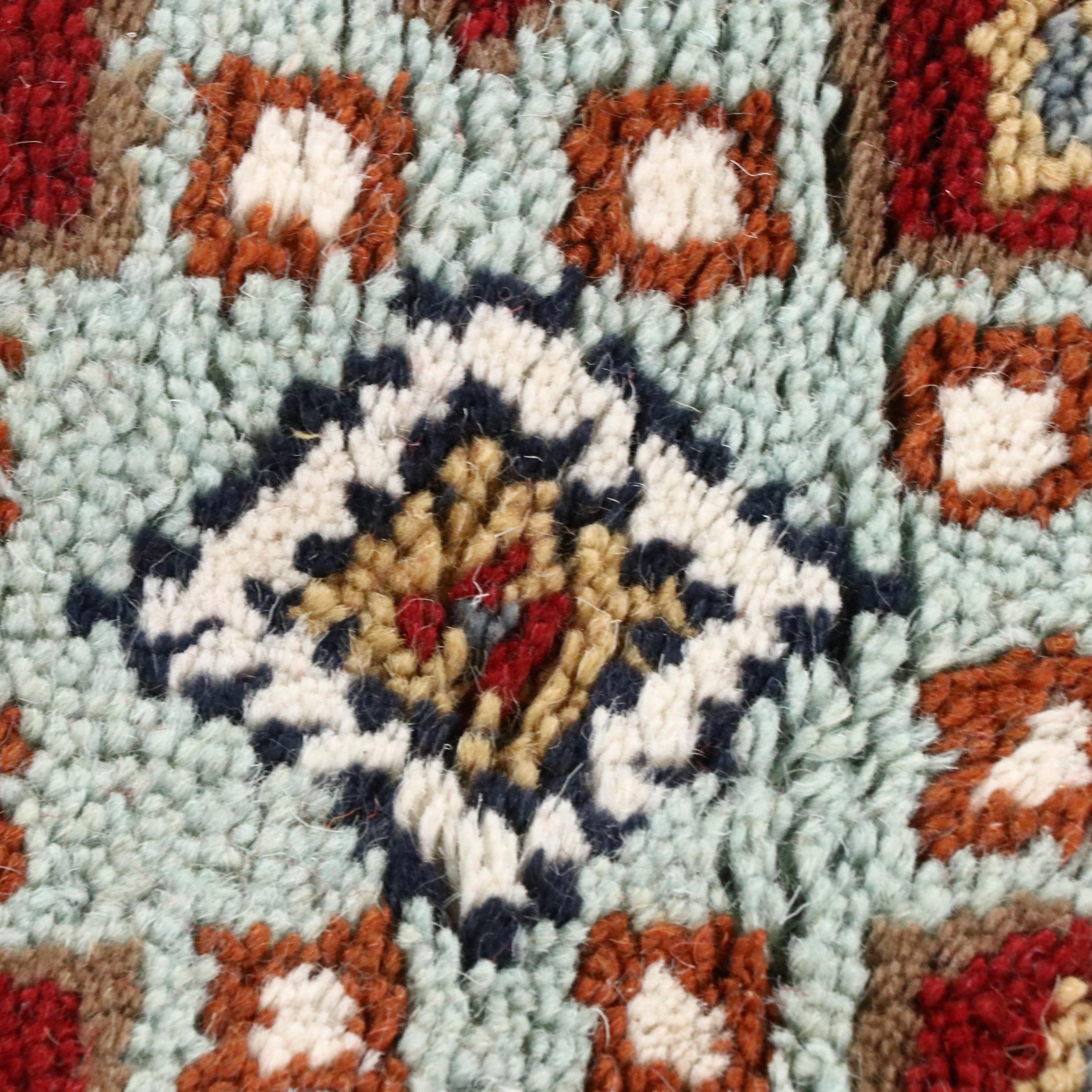 5'7 x 7'11 Hand-Knotted Afghan Kazak Area Rug