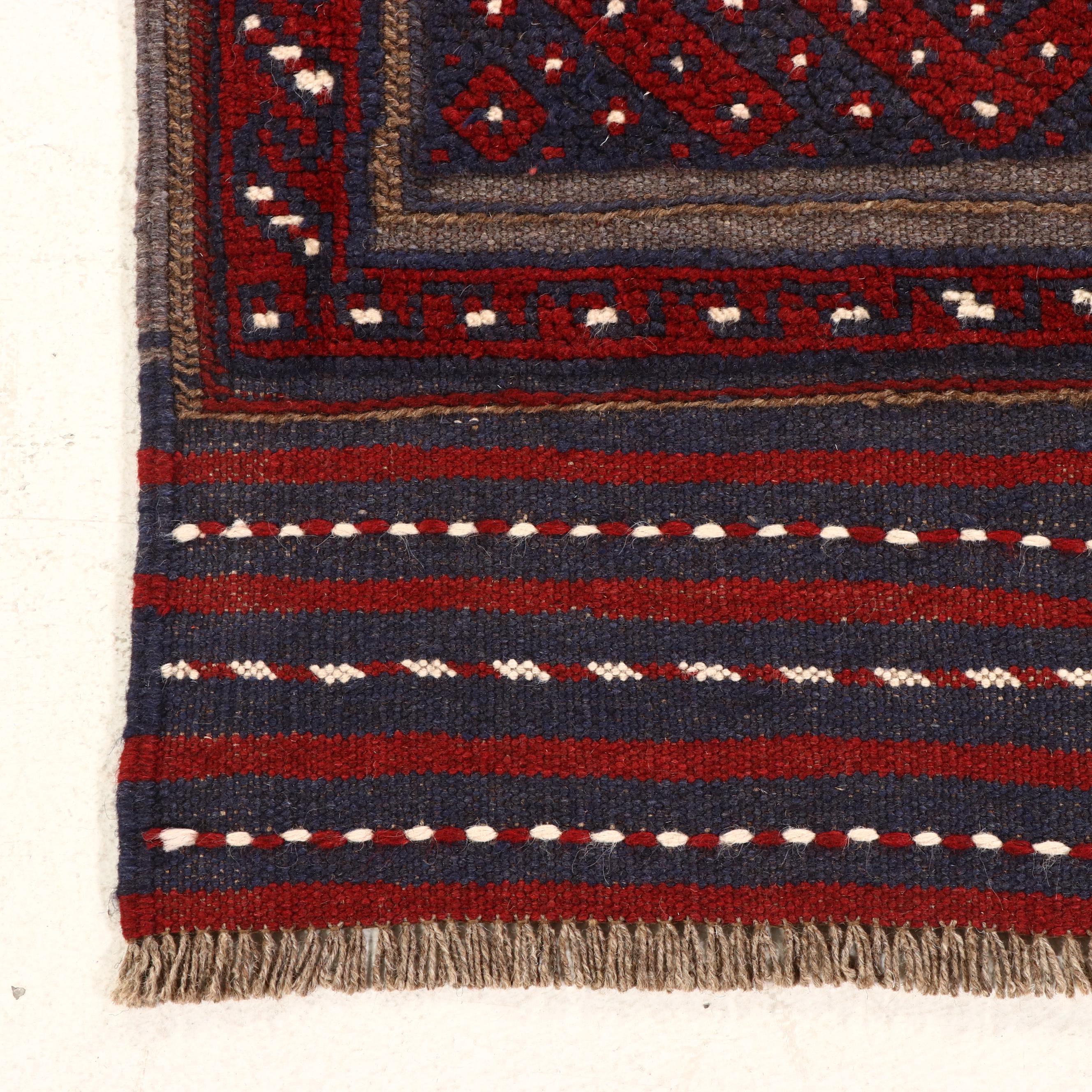 2'1 x 7'8 Handwoven Afghan Mashwani Carpet Runner