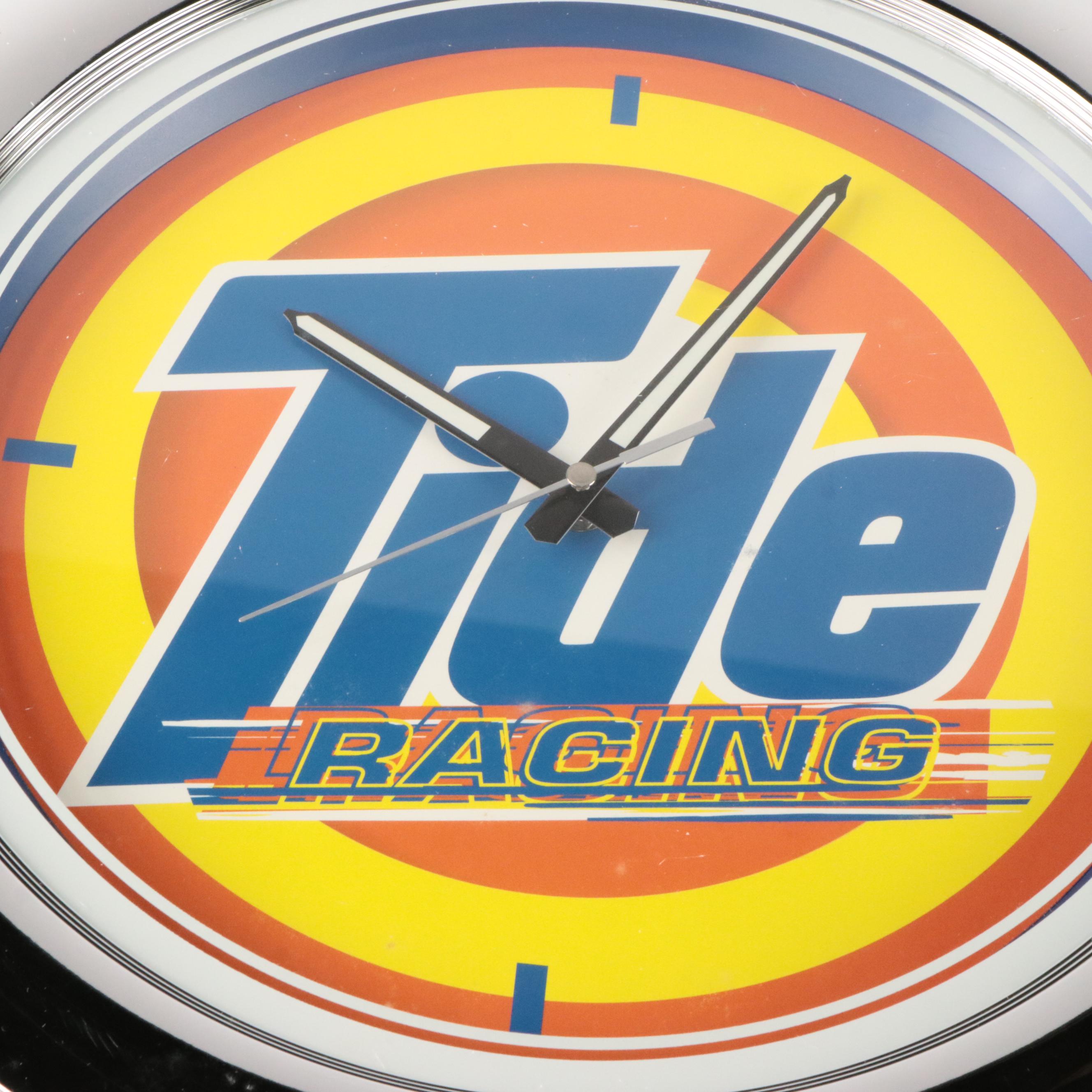 Tide Racing Advertising Illuminated Wall Clock