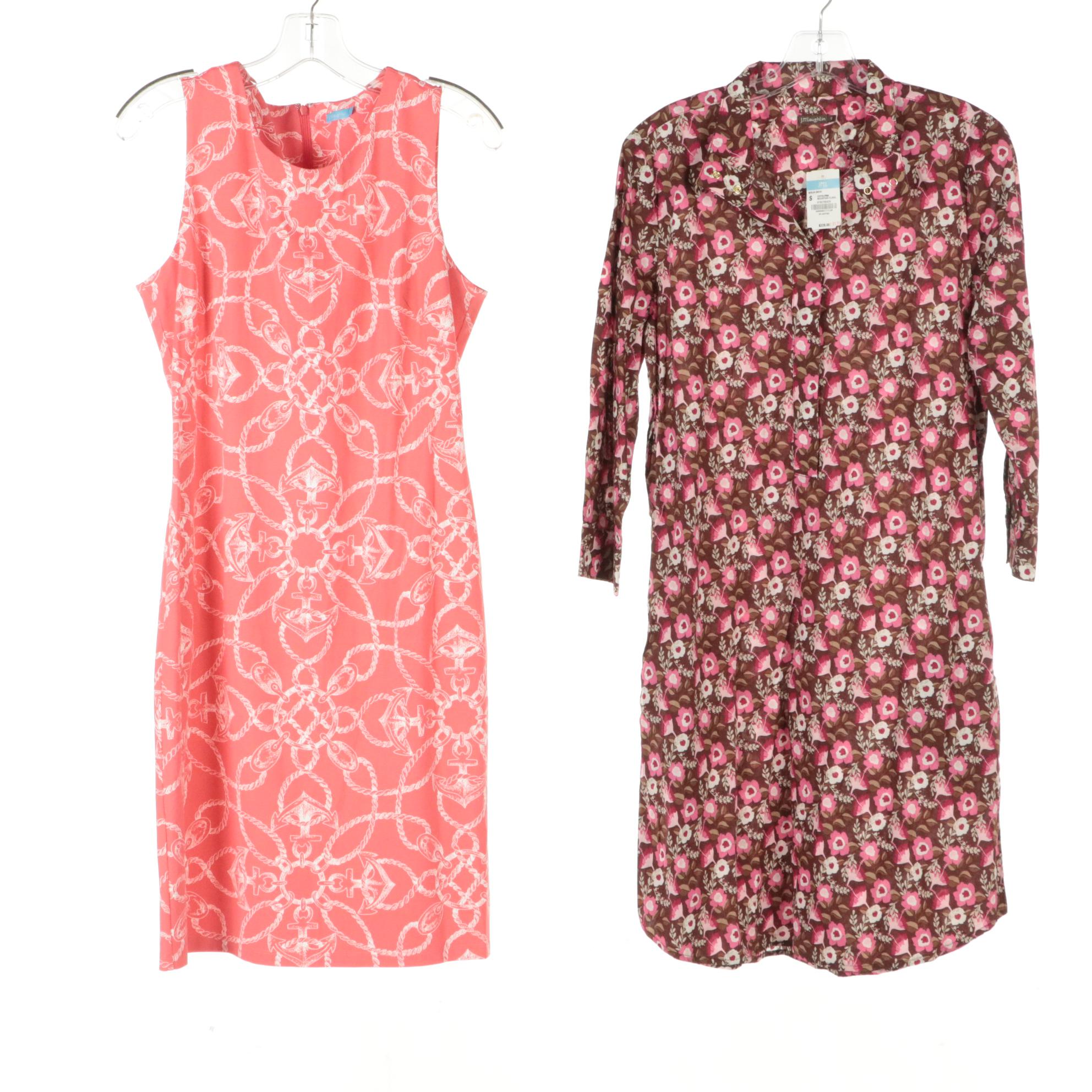 J. McLaughlin Berlin Shirt Dress, Carly Cabana and Sophia Printed Dresses