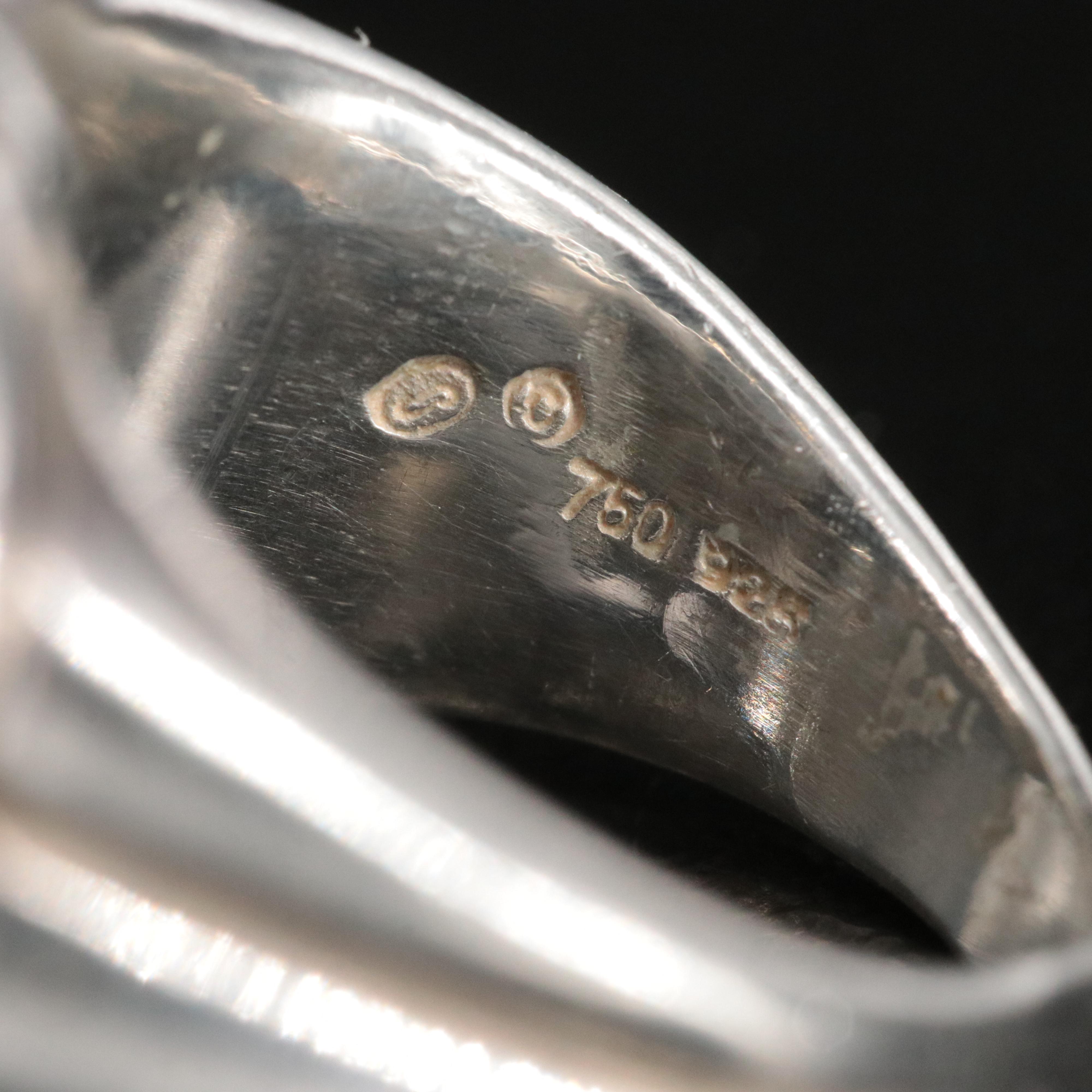 Sterling Spinel Ring with 18K Bezel Accent