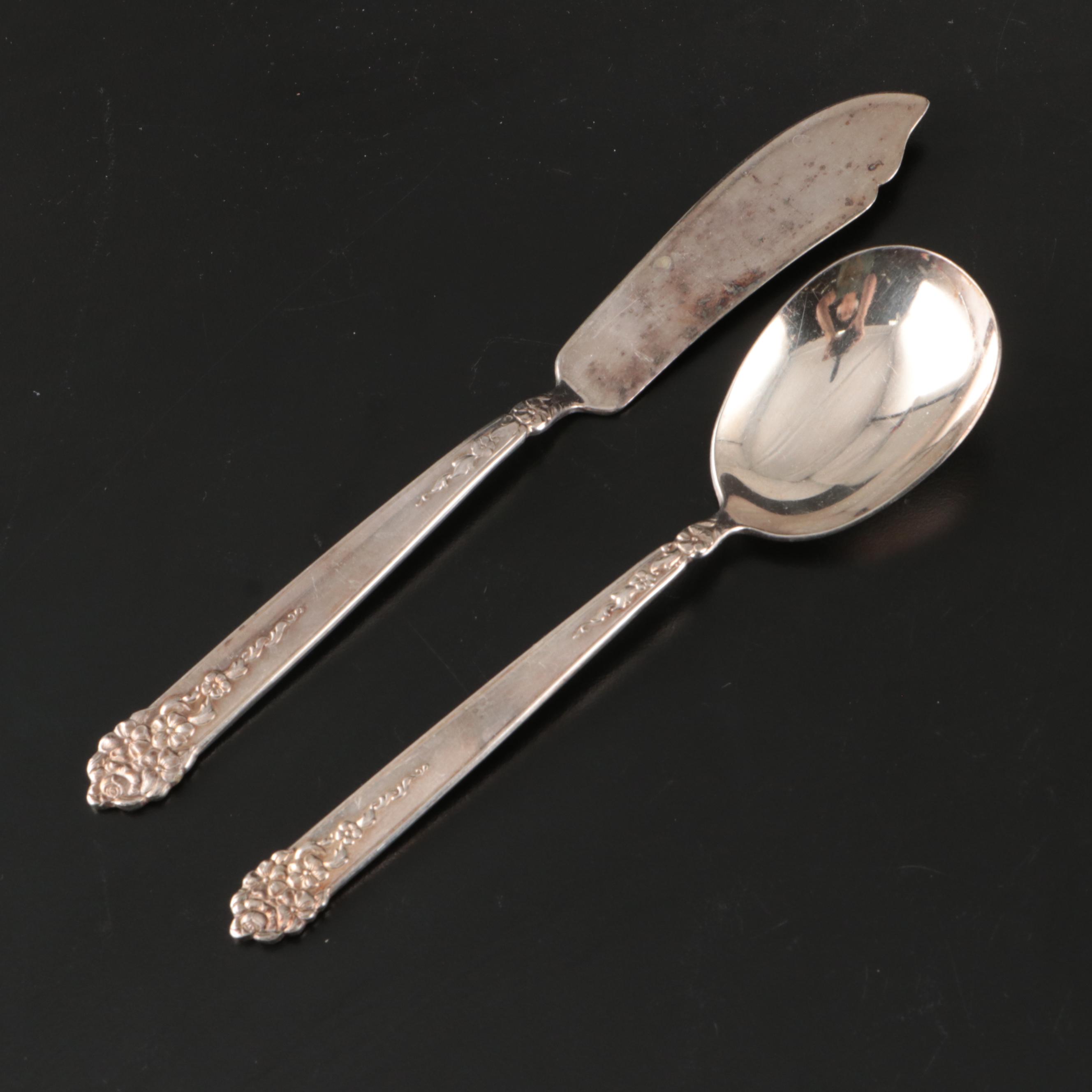 King Edward Silver Plate Flatware in Tarnish Resistant Chest