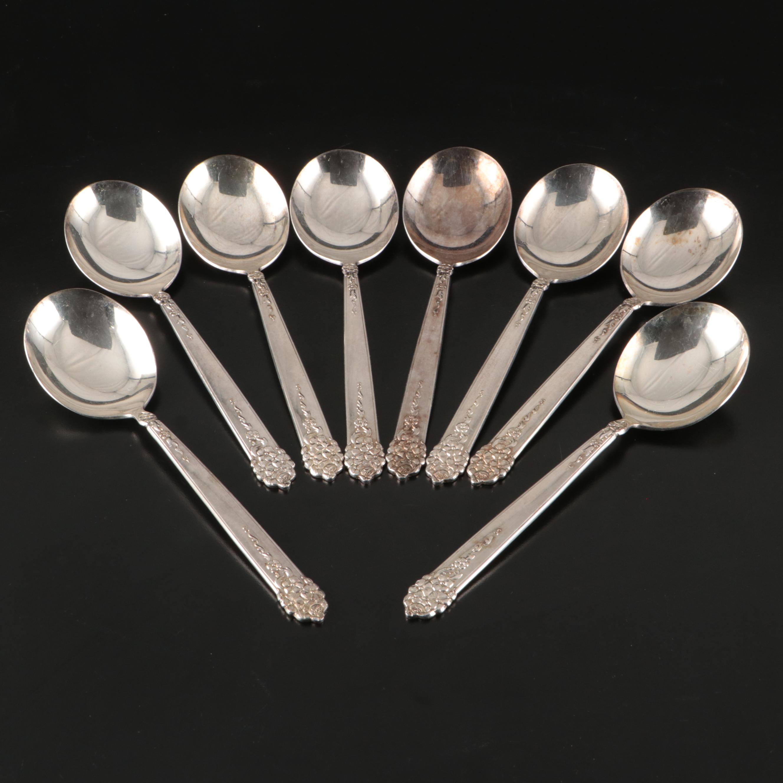 King Edward Silver Plate Flatware in Tarnish Resistant Chest