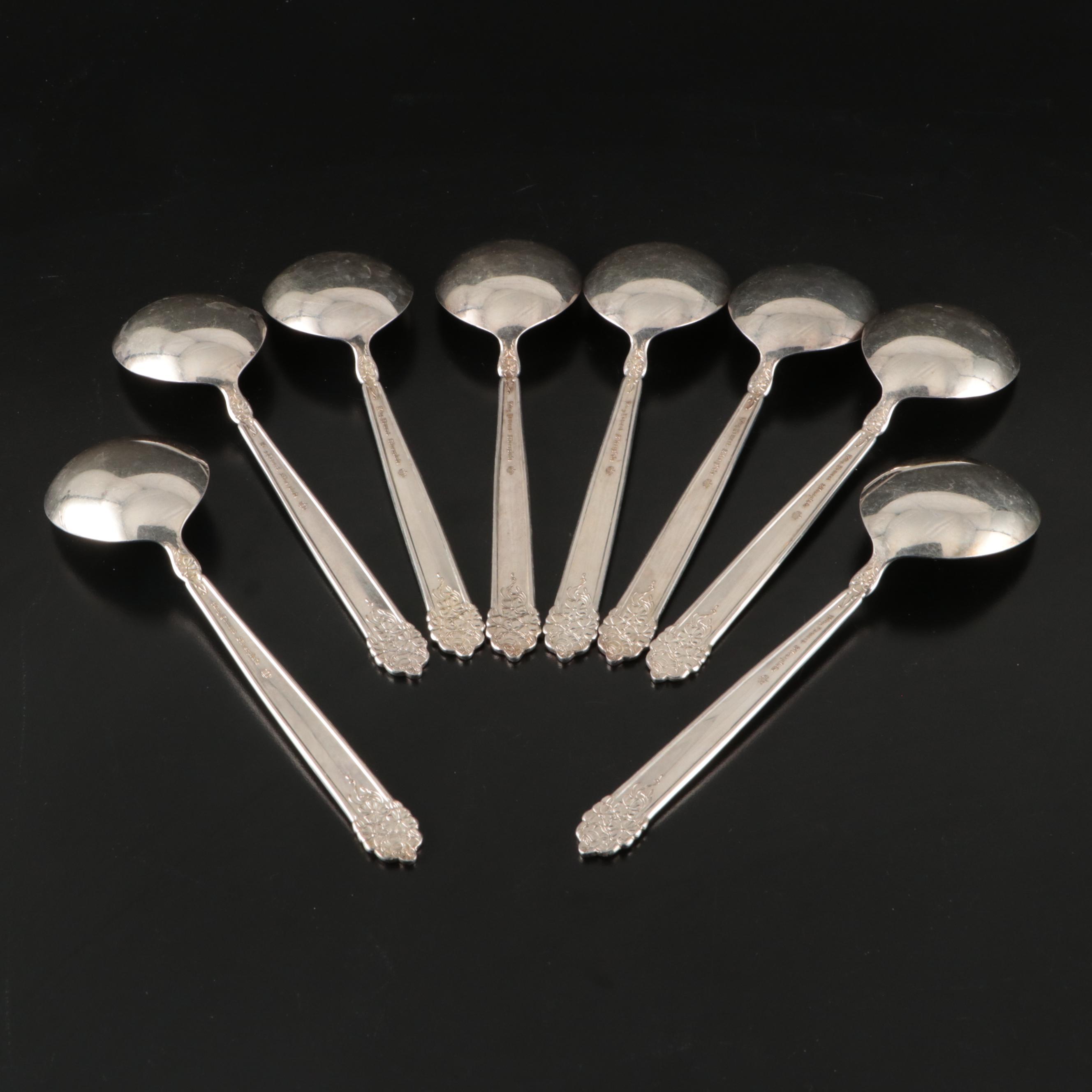 King Edward Silver Plate Flatware in Tarnish Resistant Chest