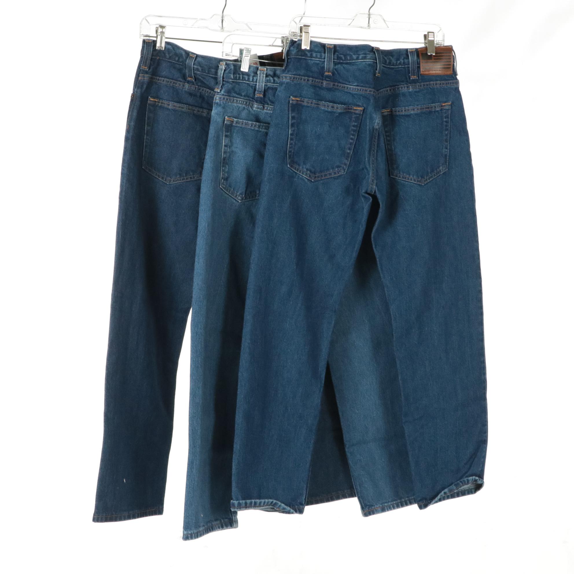 Men's All American Clothing Co. Straight Fit Denim Jeans