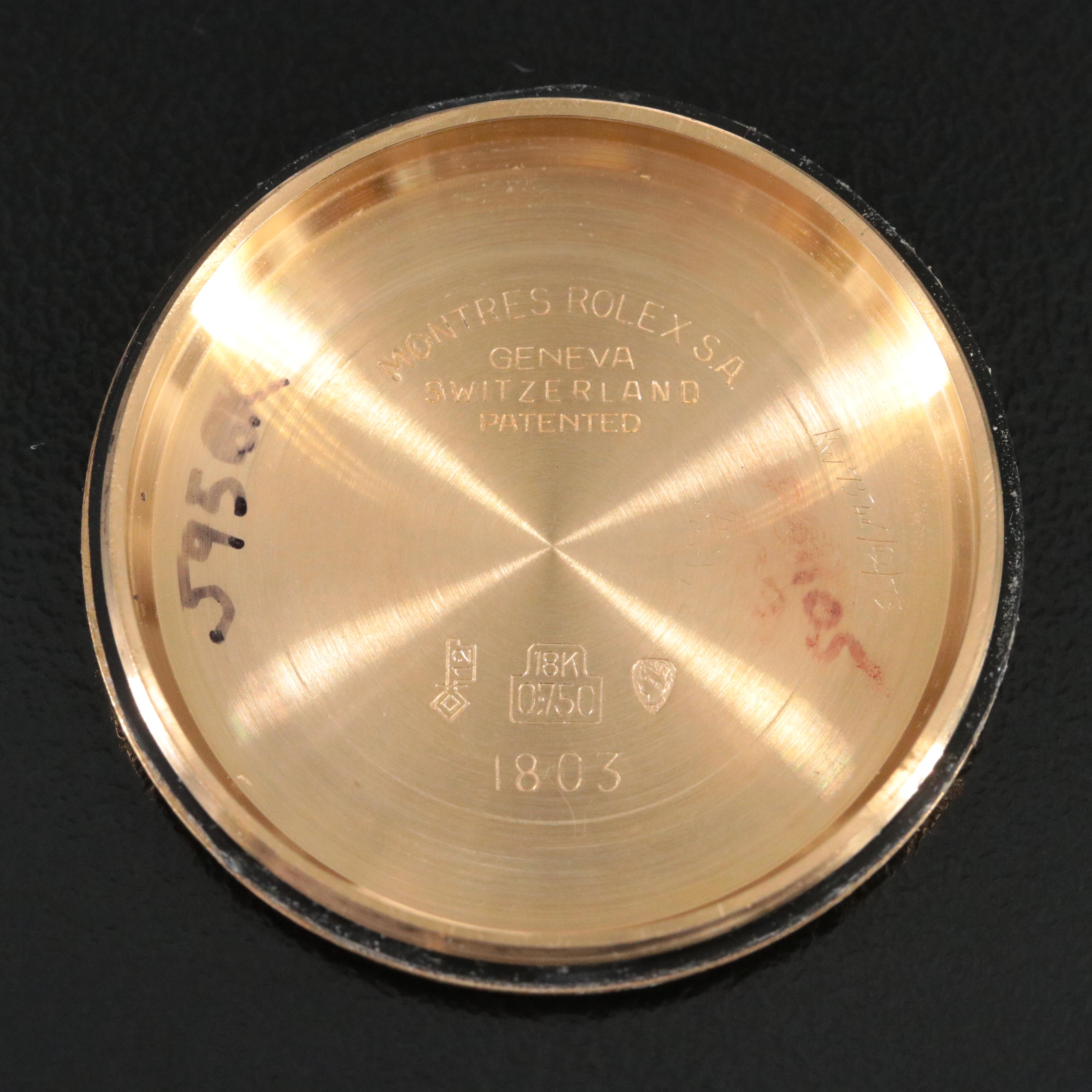 1963 Rolex Day-Date Pie Pan Dial Watch