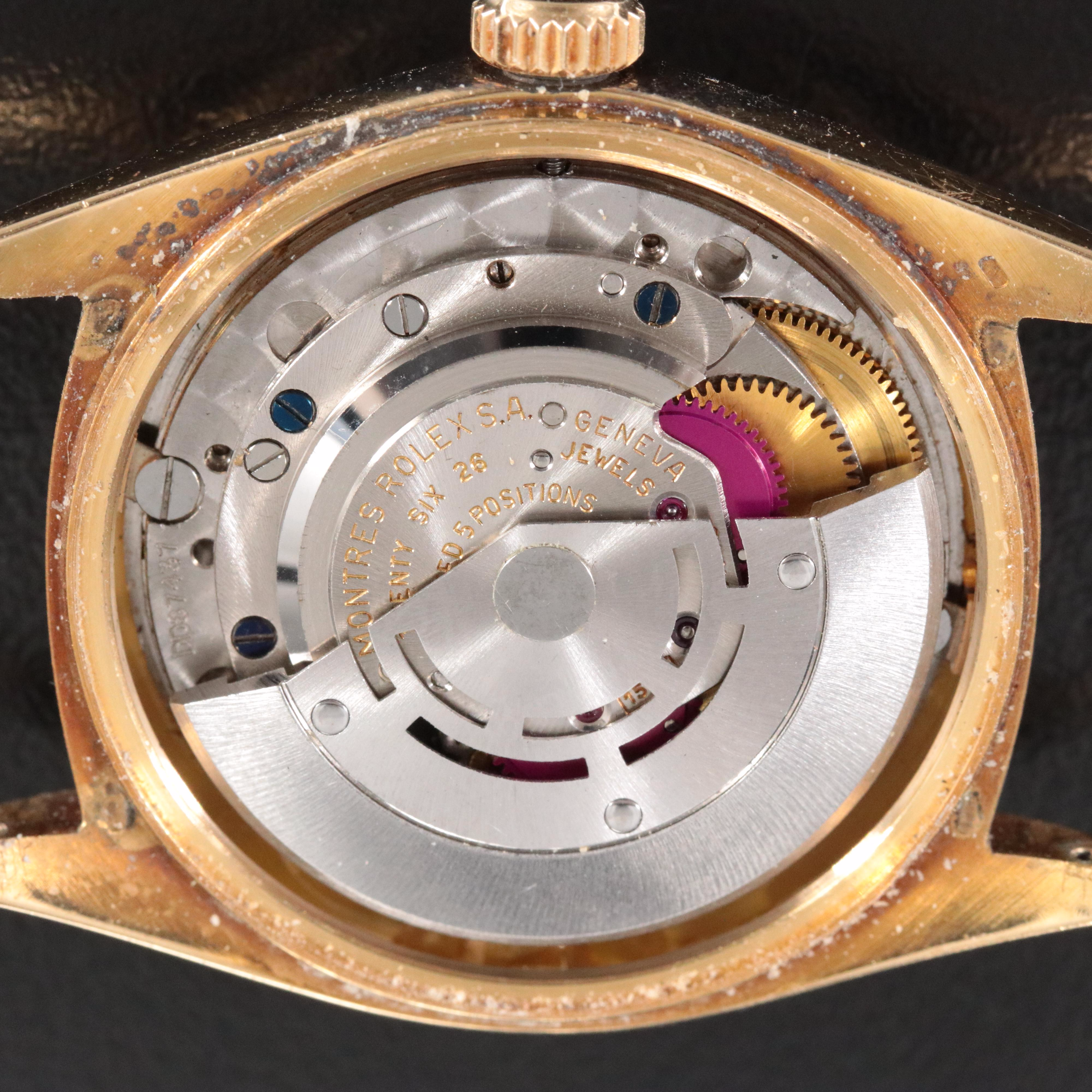 1963 Rolex Day-Date Pie Pan Dial Watch