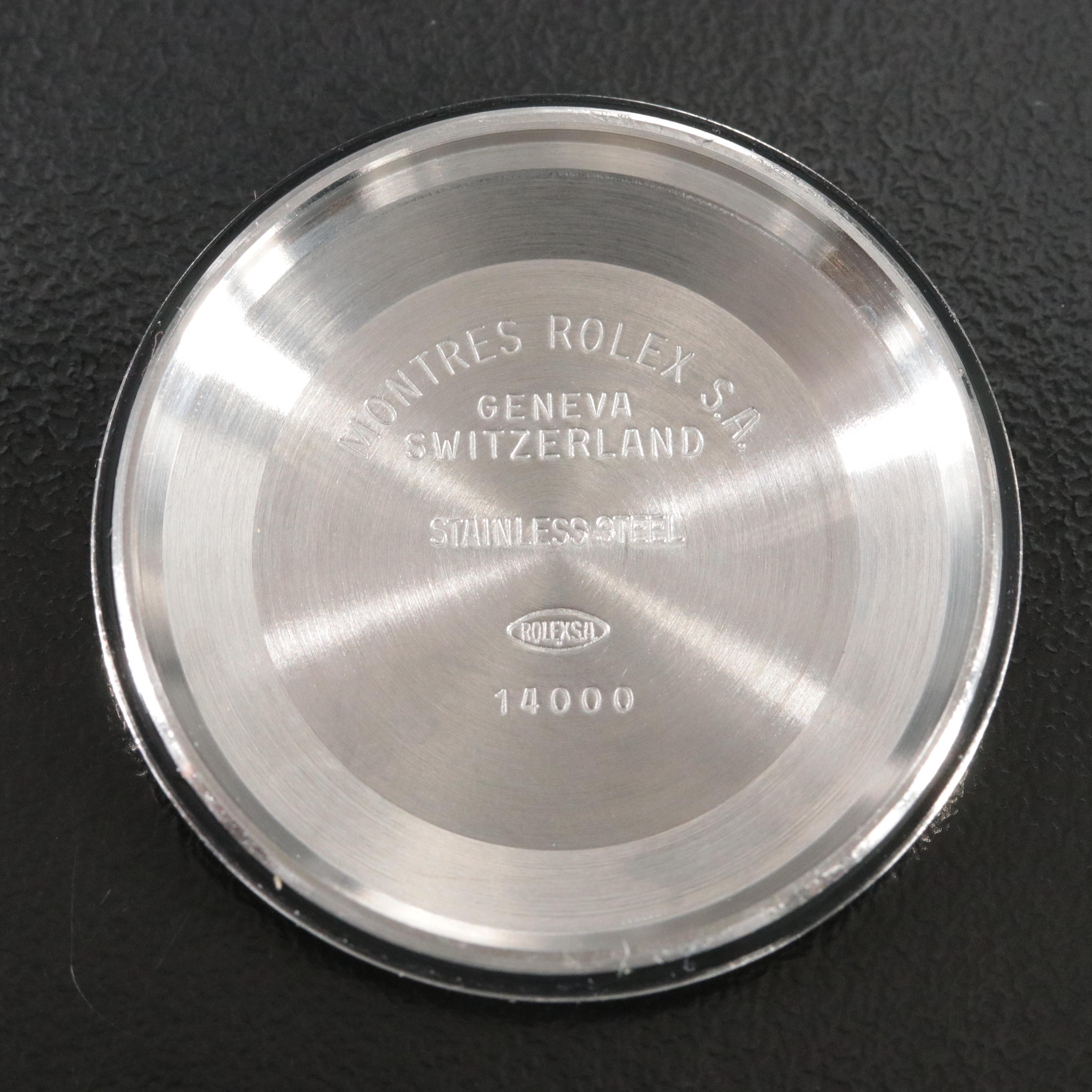 Rolex Air-King 14010 Black 34mm Steel Automatic Watch