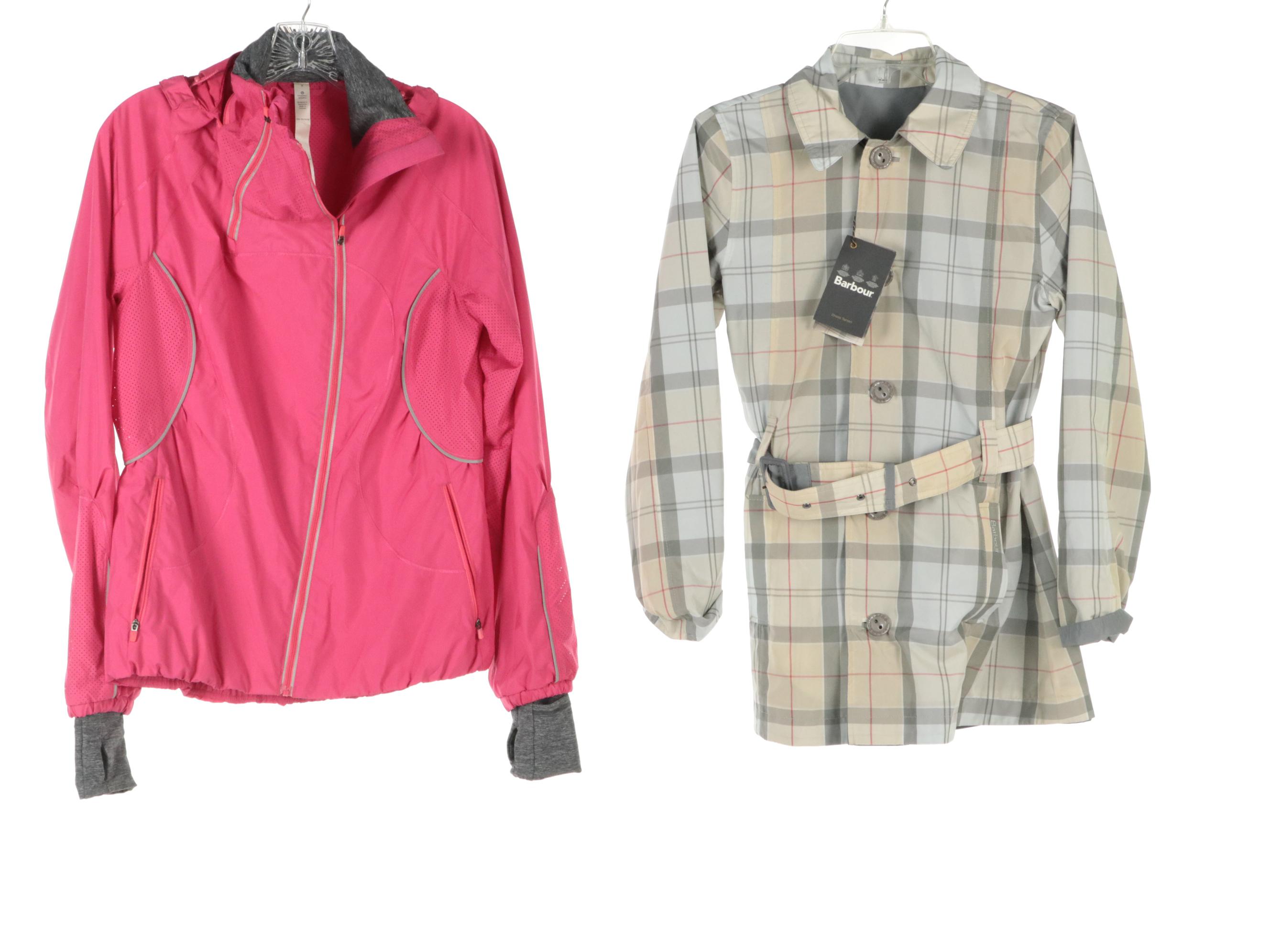Lululemon Front Zip, Barbour Babbity Reversible, Will Smith & Gallery Raincoats