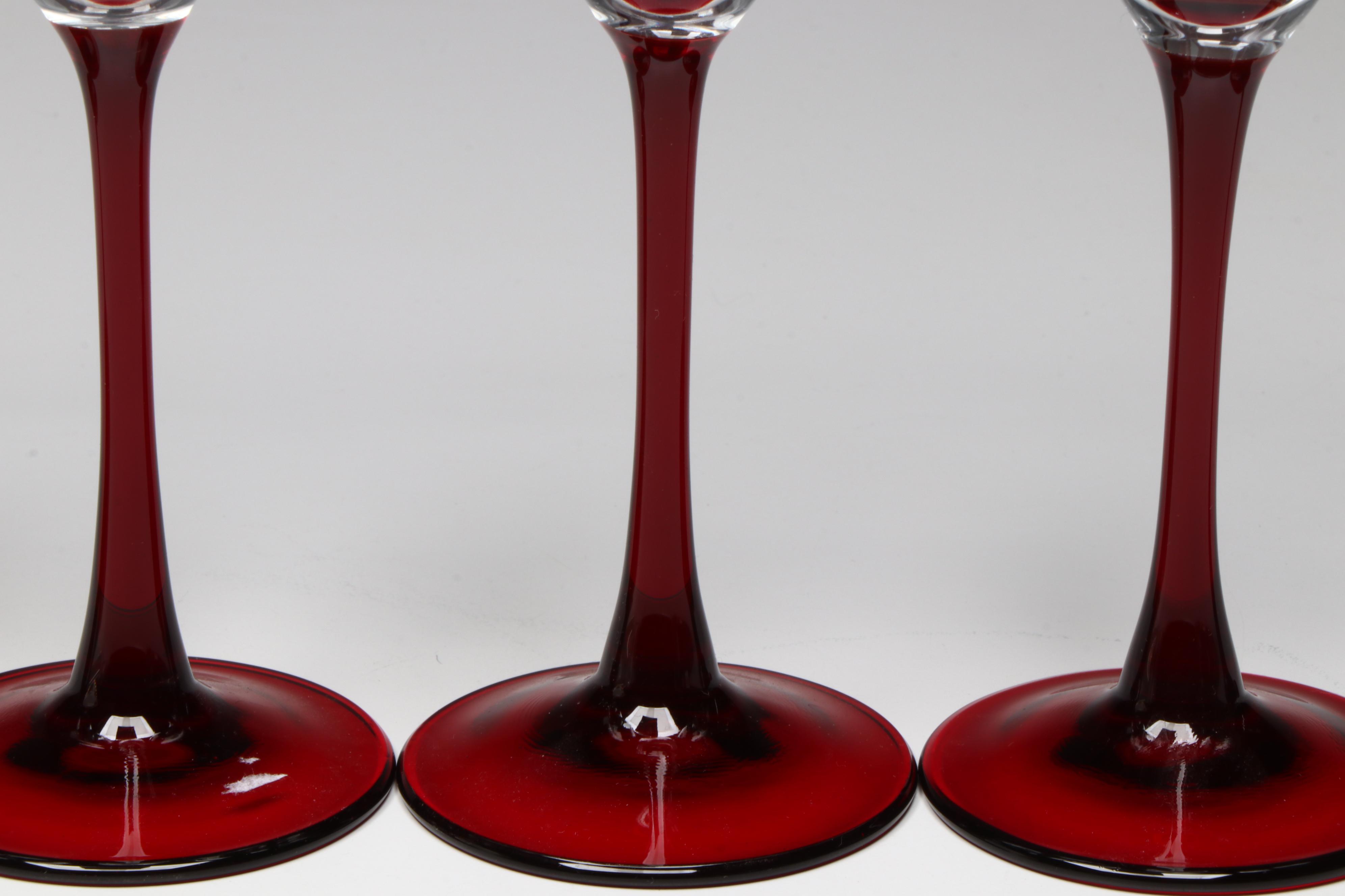 Royal Albert "Old Country Roses" Bone China Plates with Champagne Flutes