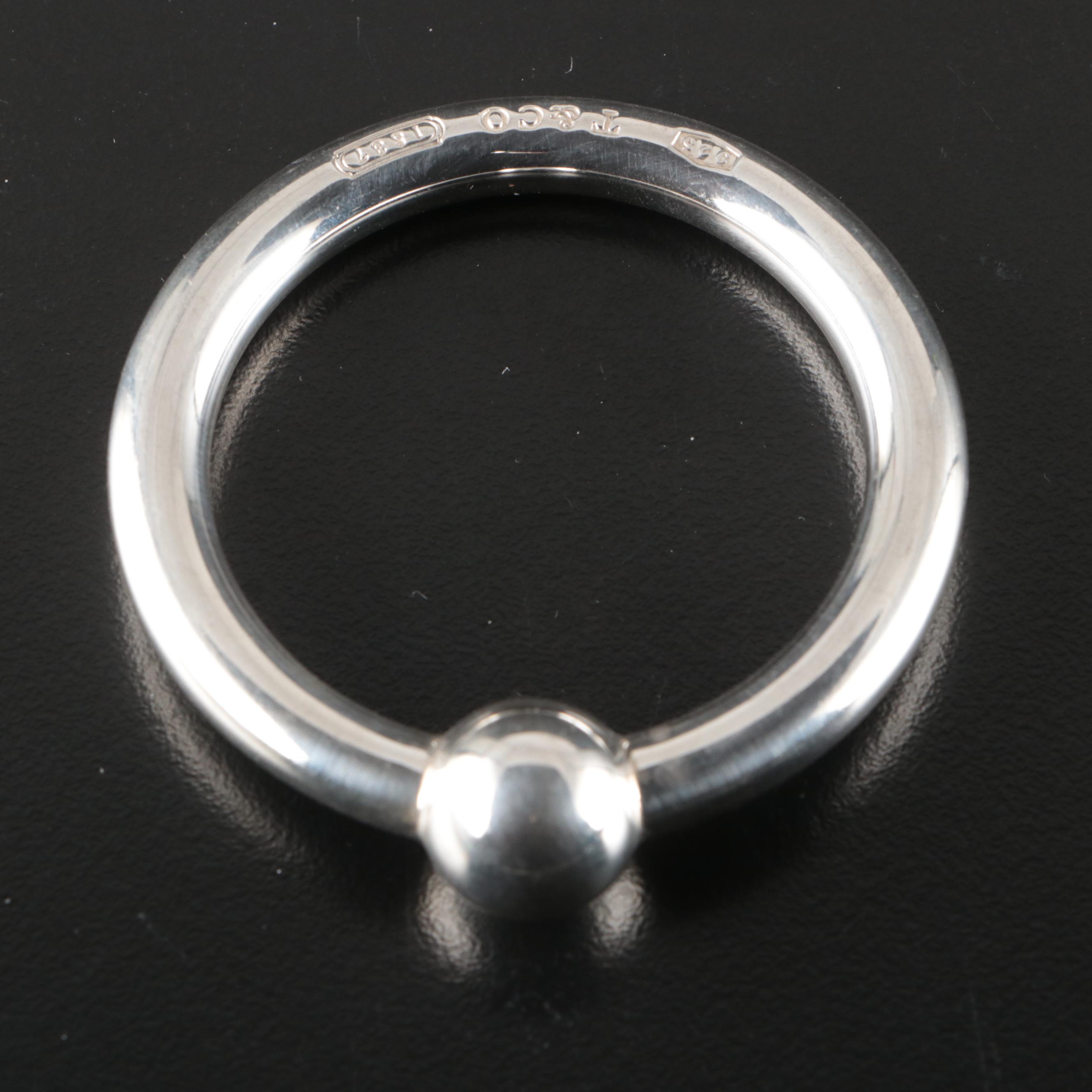 Tiffany & Co. Sterling Silver Baby Rattle