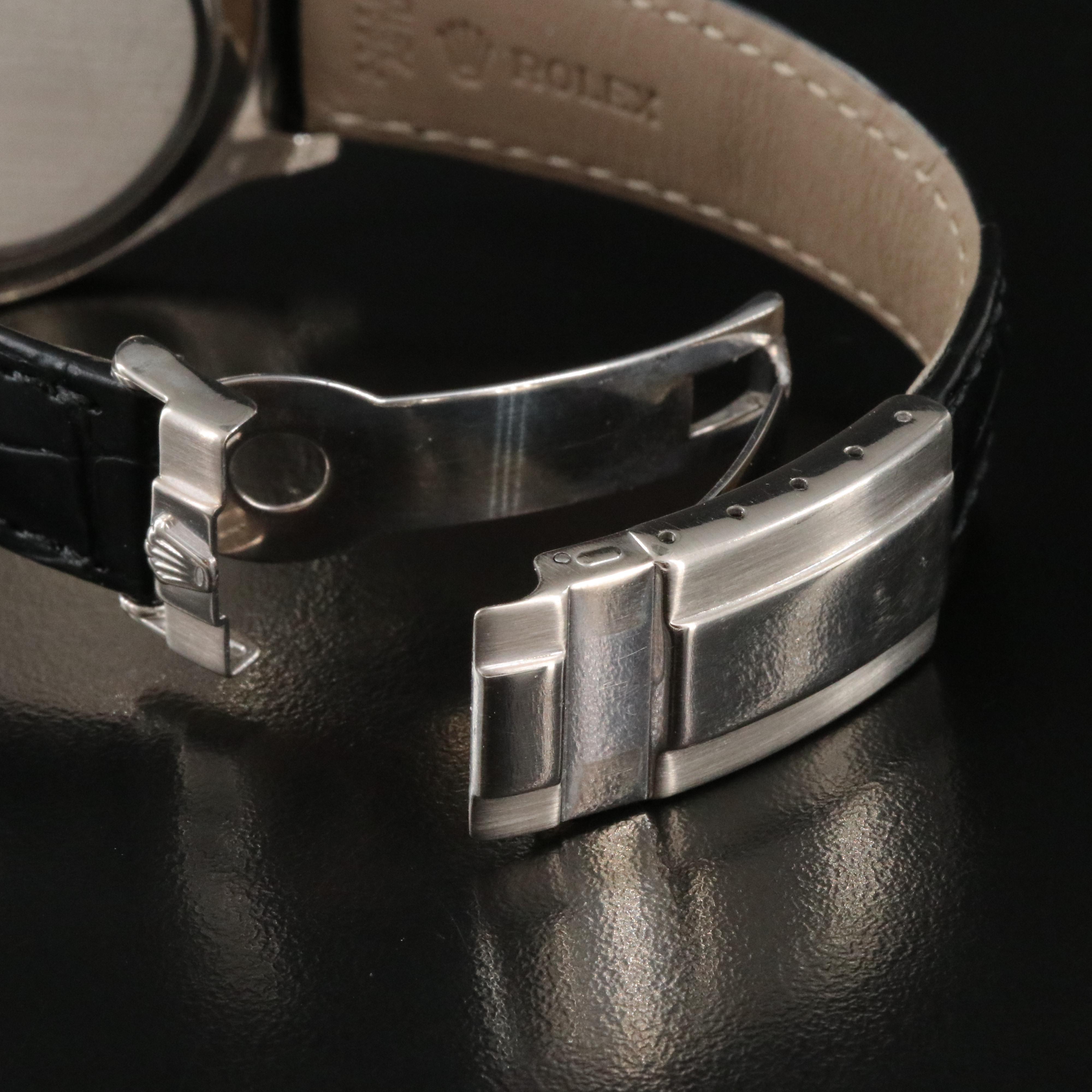 2002 Rolex Daytona Factory Diamond Black Dial Watch