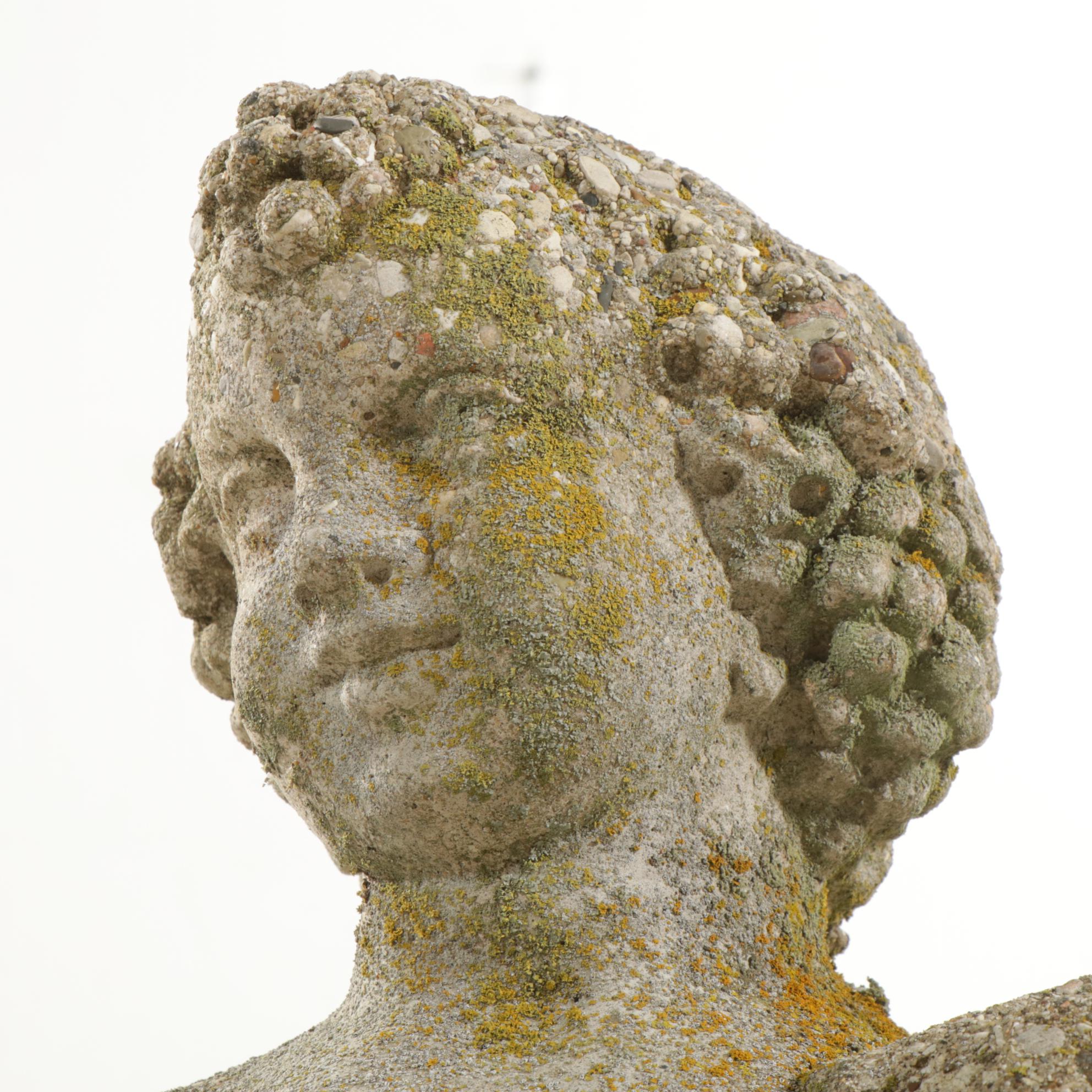 Concrete Bacchus Garden Statue