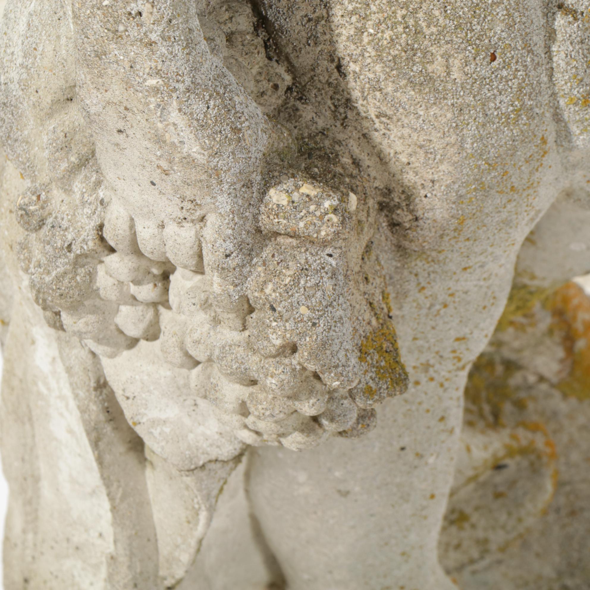 Concrete Bacchus Garden Statue