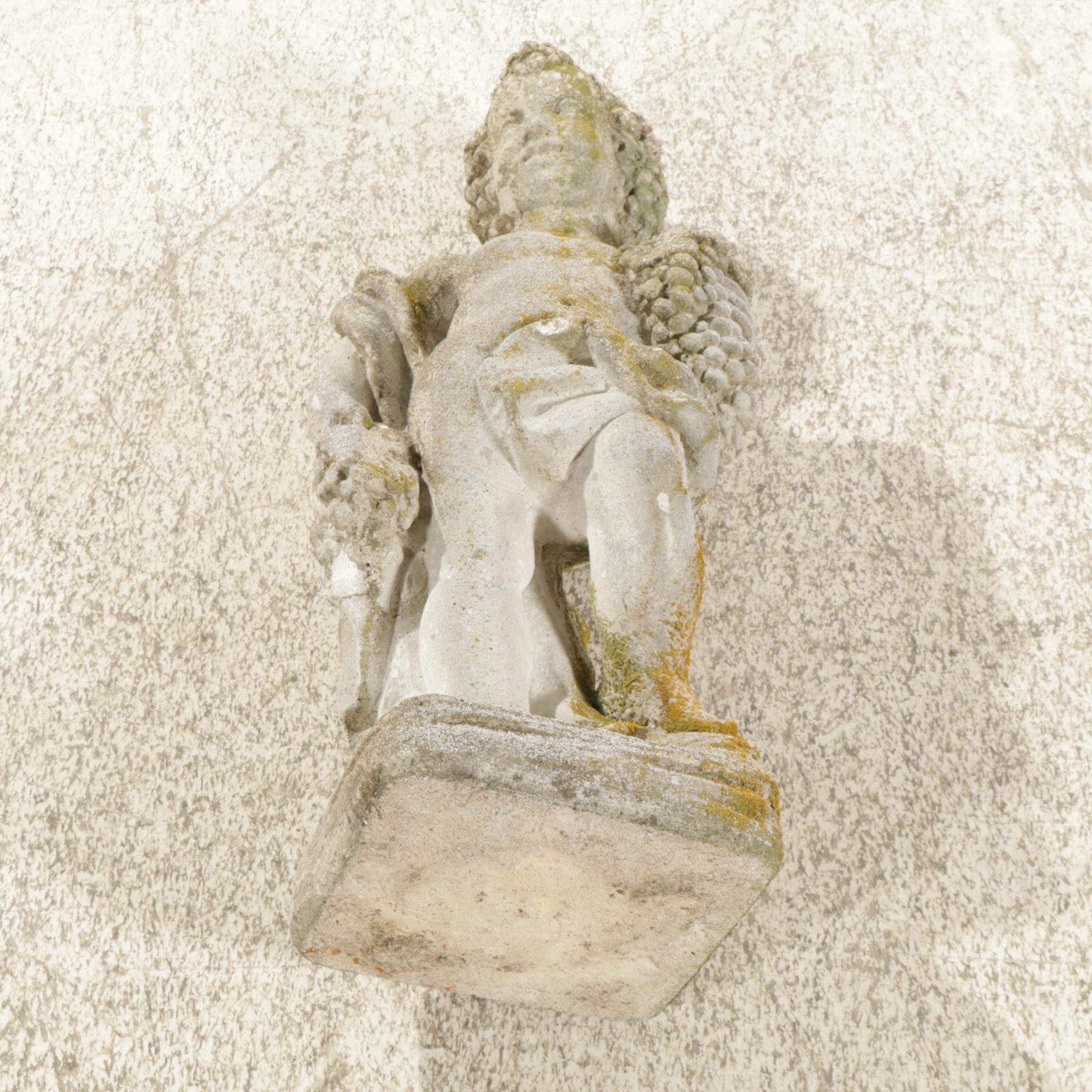 Concrete Bacchus Garden Statue