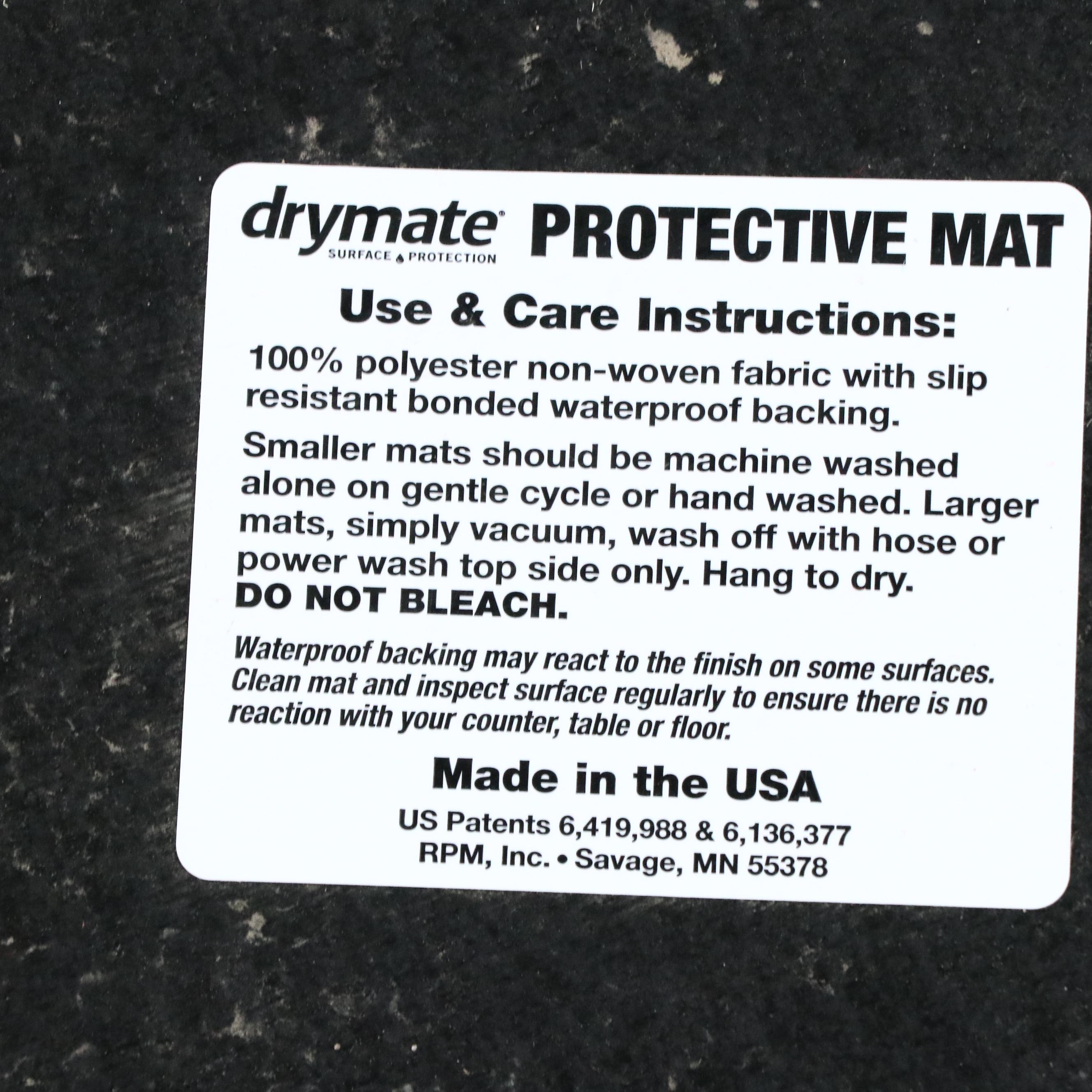 Drymate Polyester Protective Floor Mat