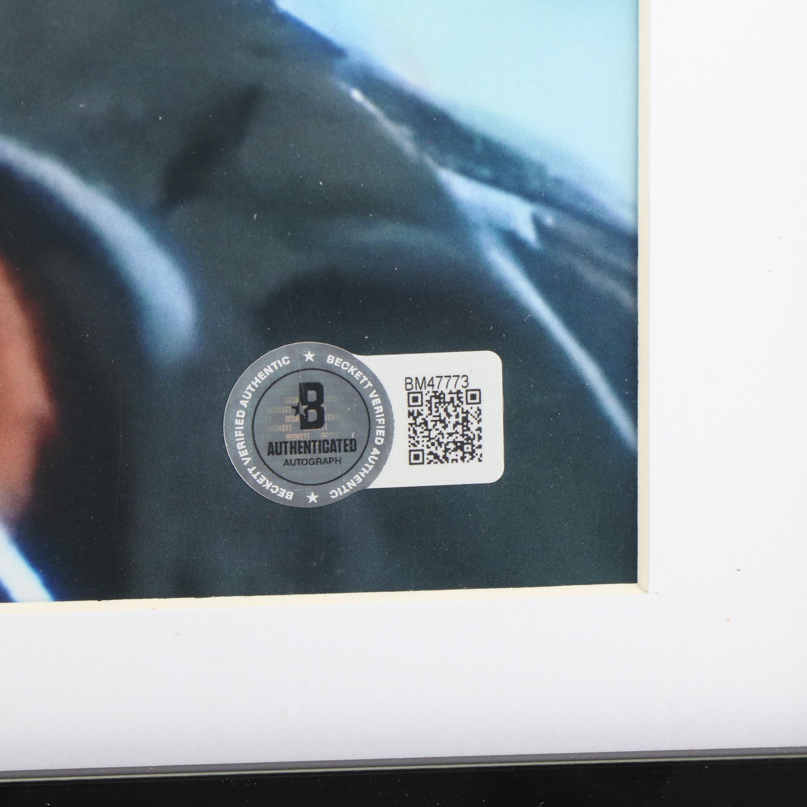 Chevy Chase Signed “Christmas Vacation” Movie Print in Matted Frame, Beckett